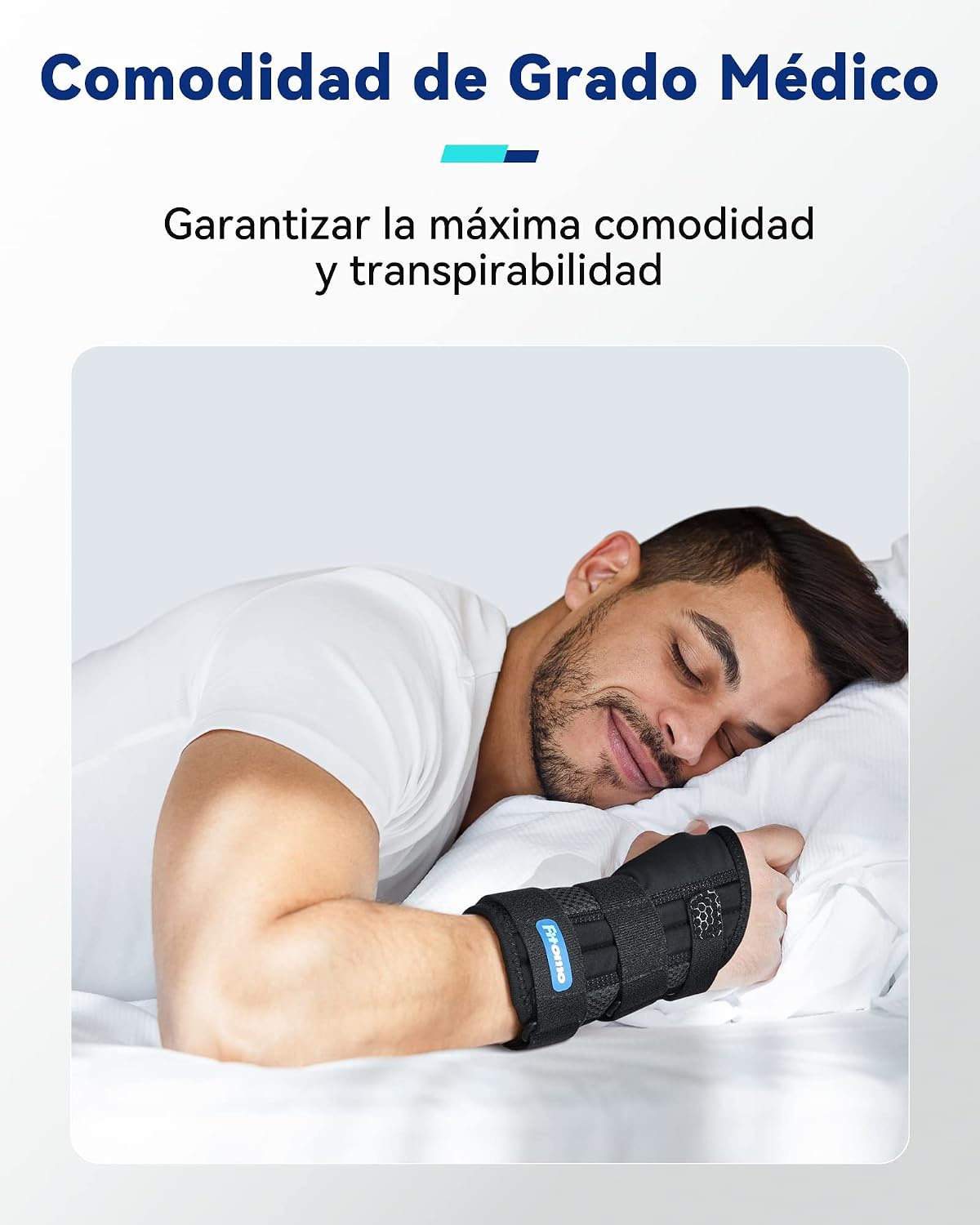 Detalle 2 de Fitomo Muequera Tendinitis con 3 férulas 1 unidad