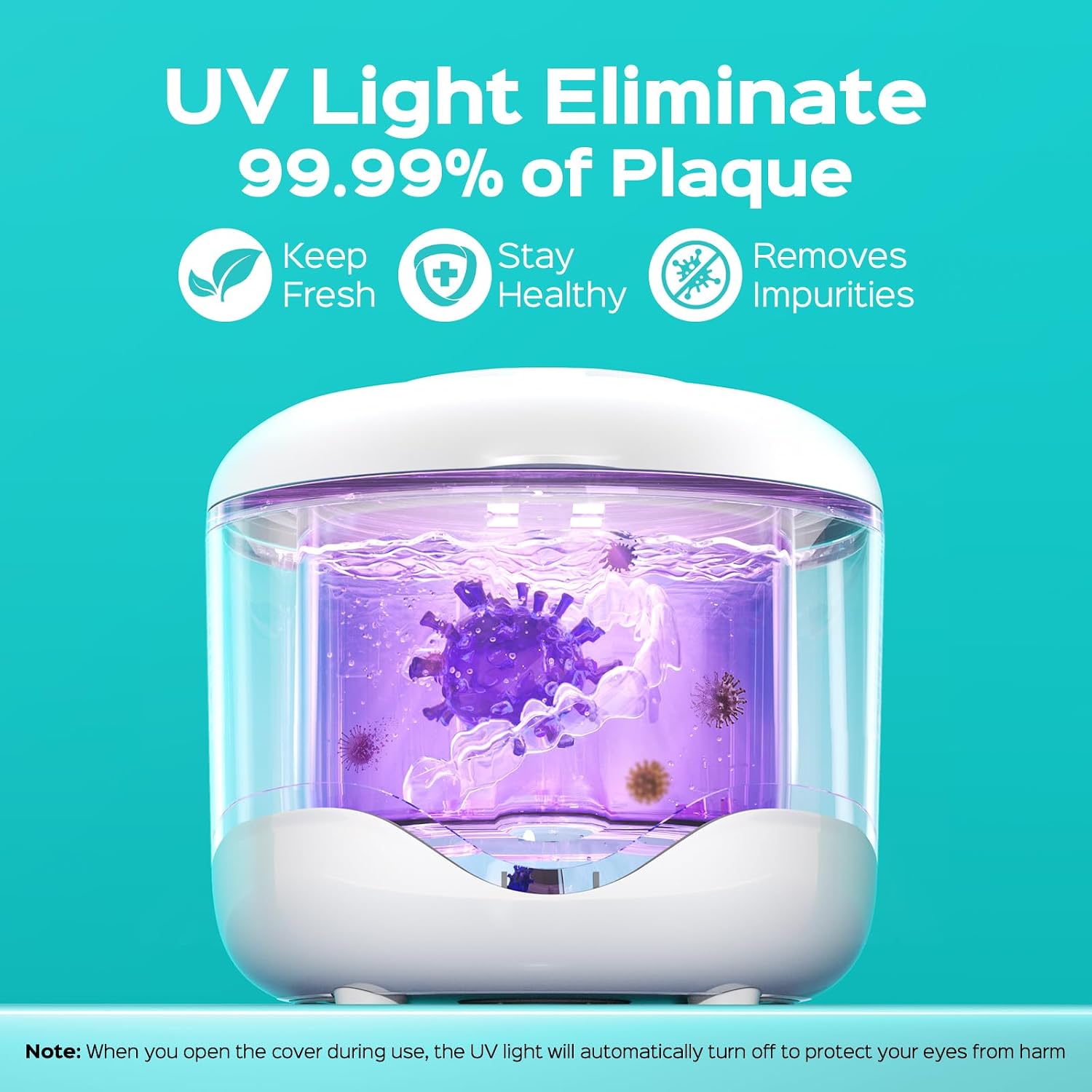 Thumbnail 6 de COSLUS C60 Ultrasonic Retainer Cleaner: 45kHz Cleaning for Aligners, Retainers & Dentures
