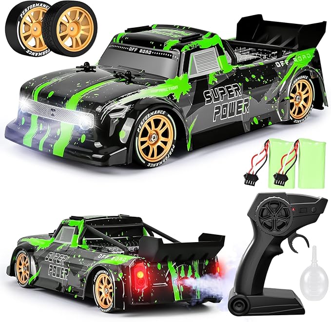 Detalle de Joellfuner Coche RC Drift 1:14 4WD con Luces y Niebla