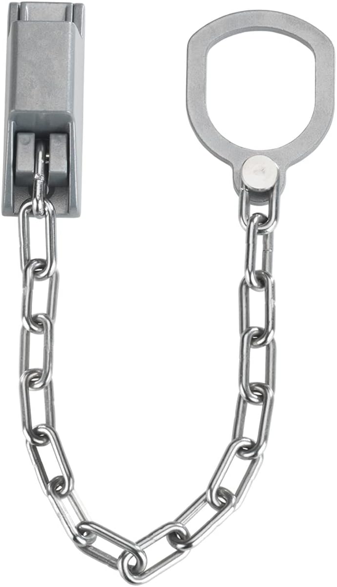 Detalle de Maximex Chaîne poignée de porte verrouillable, Argent mat