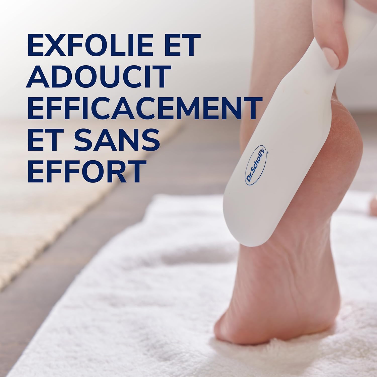 Detalle de Dr. Scholl’s Râpe Pieds Manuelle en Nano Verre – Élimine en douceur les callosités