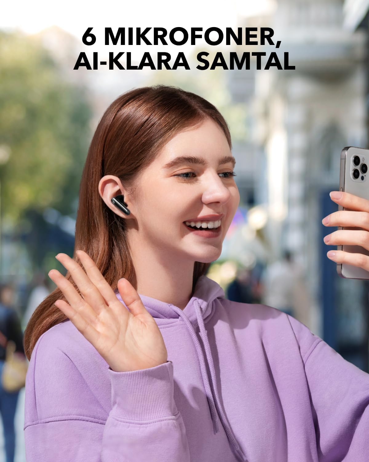 Thumbnail 6 de Anker soundcore P40i in-ear-hörlurar med adaptiv ANC och 60 timmars speltid