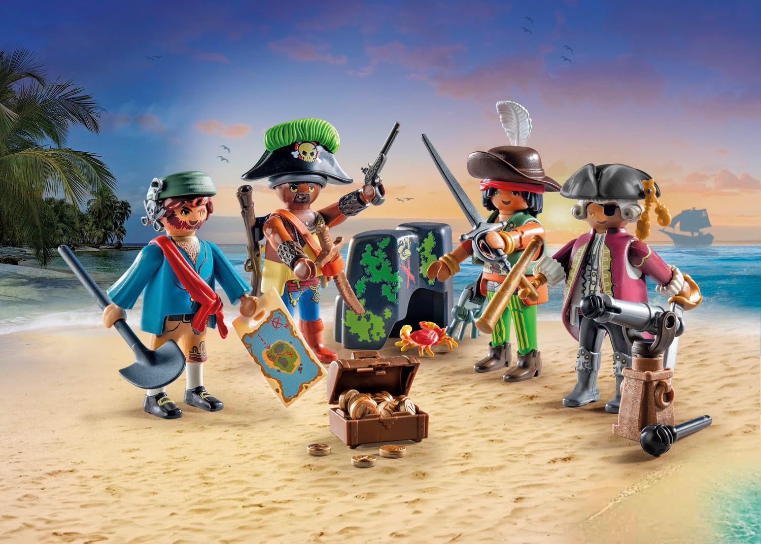 Detalle de PLAYMOBIL Pirates MyFigures – Piratenfiguren selbst gestalten (71533)