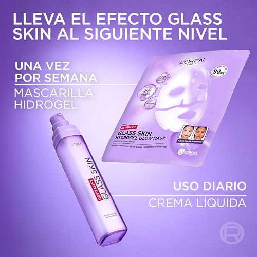 Thumbnail 8 de L'Oréal Paris Revitalift Filler Glass Skin Mascarilla Facial Hidrogel – Pack 4