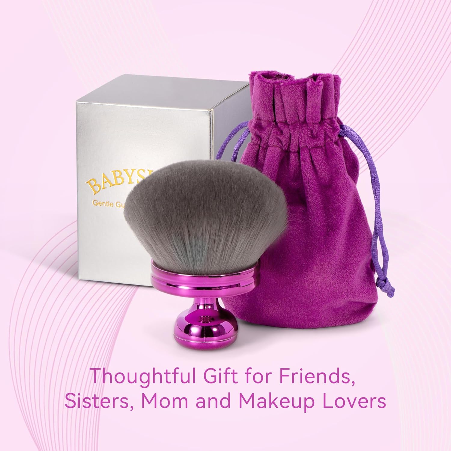 Thumbnail 1 de Blend & Blur Extra Large Body Makeup Brush (3.2-inch) for Self Tanner, Legs & Bronzer — Purple