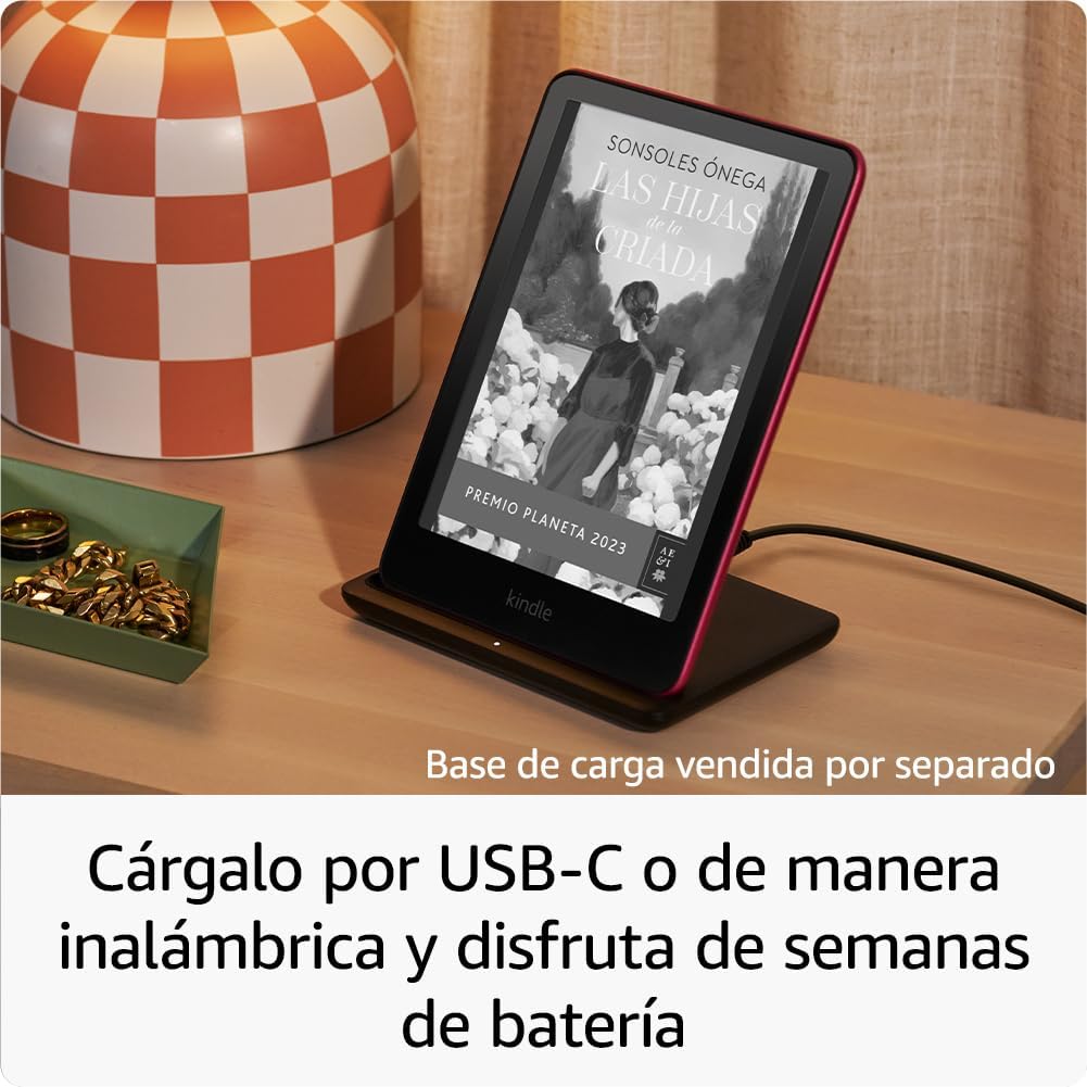Detalle 2 de Amazon Kindle Paperwhite Signature Edition 32GB 📖 Luz frontal y carga inalámbrica