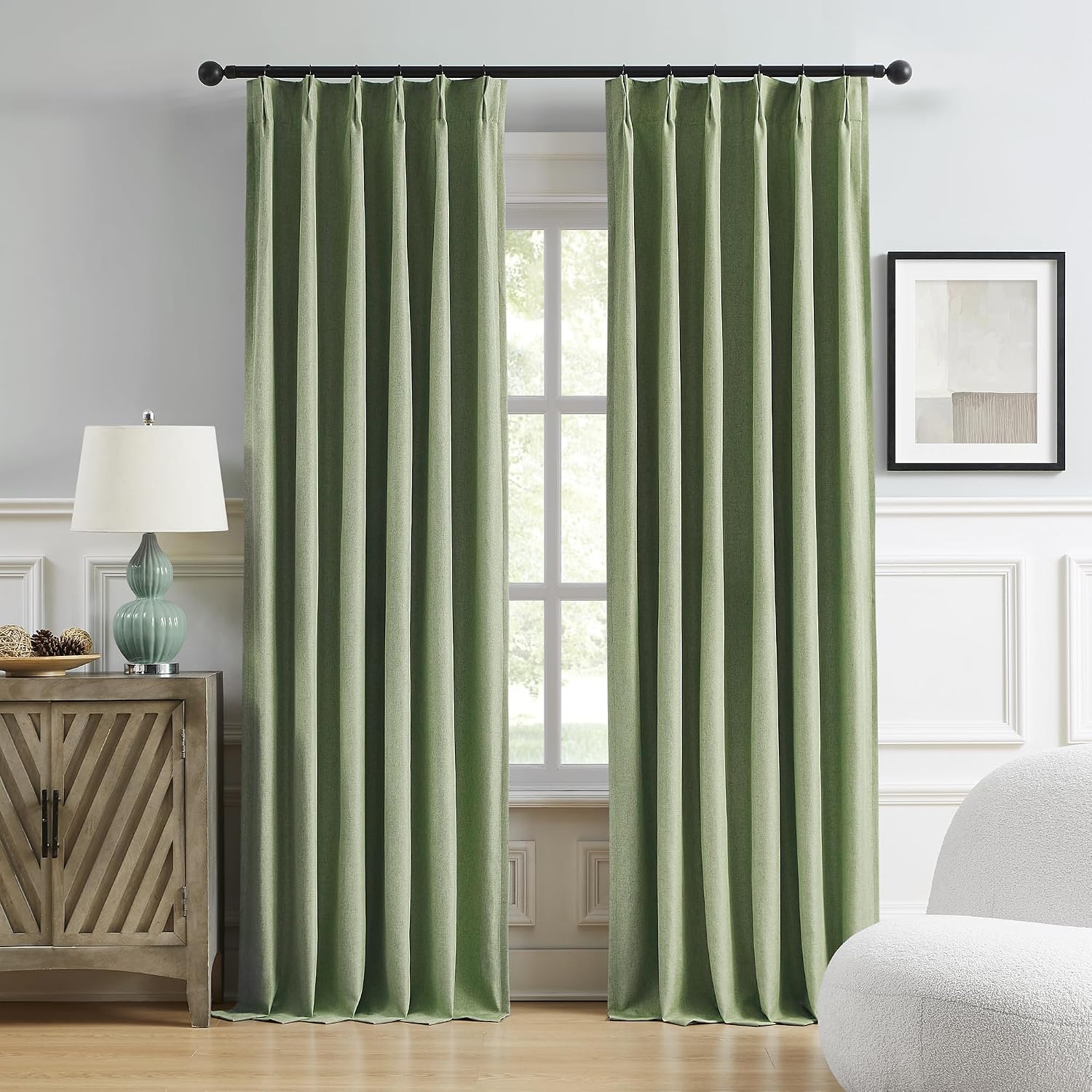 Detalle de DUALIFE Blackout Curtains, 40 x 63 Inches
