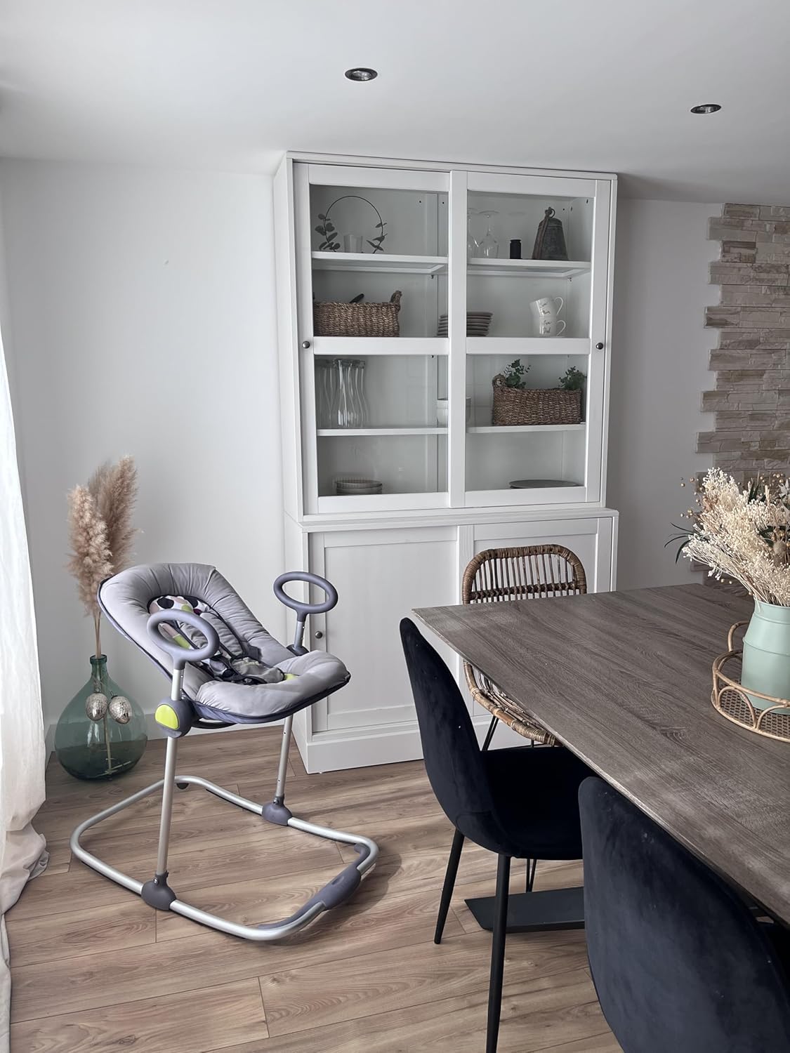 Thumbnail 5 de Béaba Transat Up & Down I noir/gris : hamac réglable avec réducteur et arret simple pression