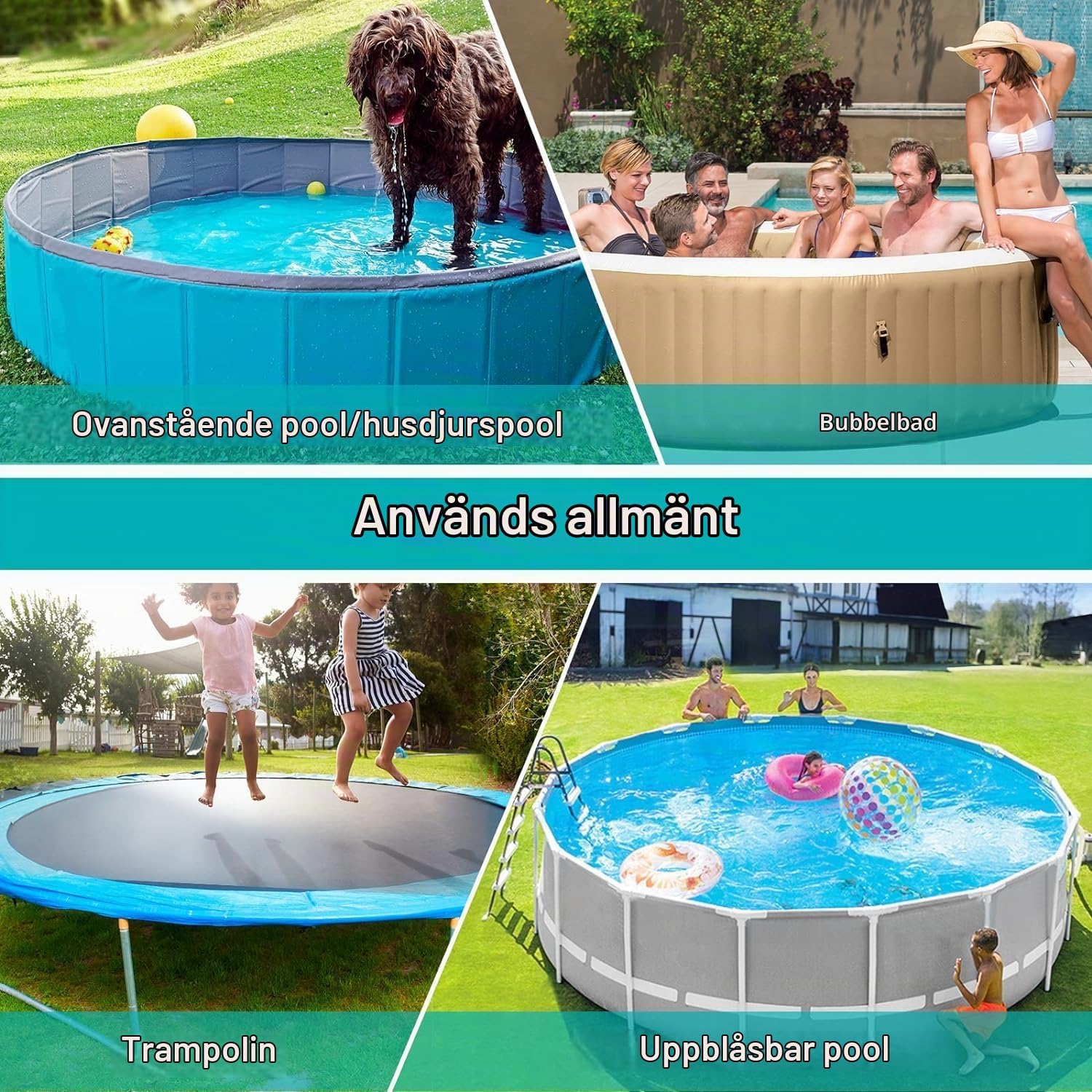 Detalle de ytwkafa 305CM-420D vinteröverdrag för rund pool i 420D Oxfordtyg