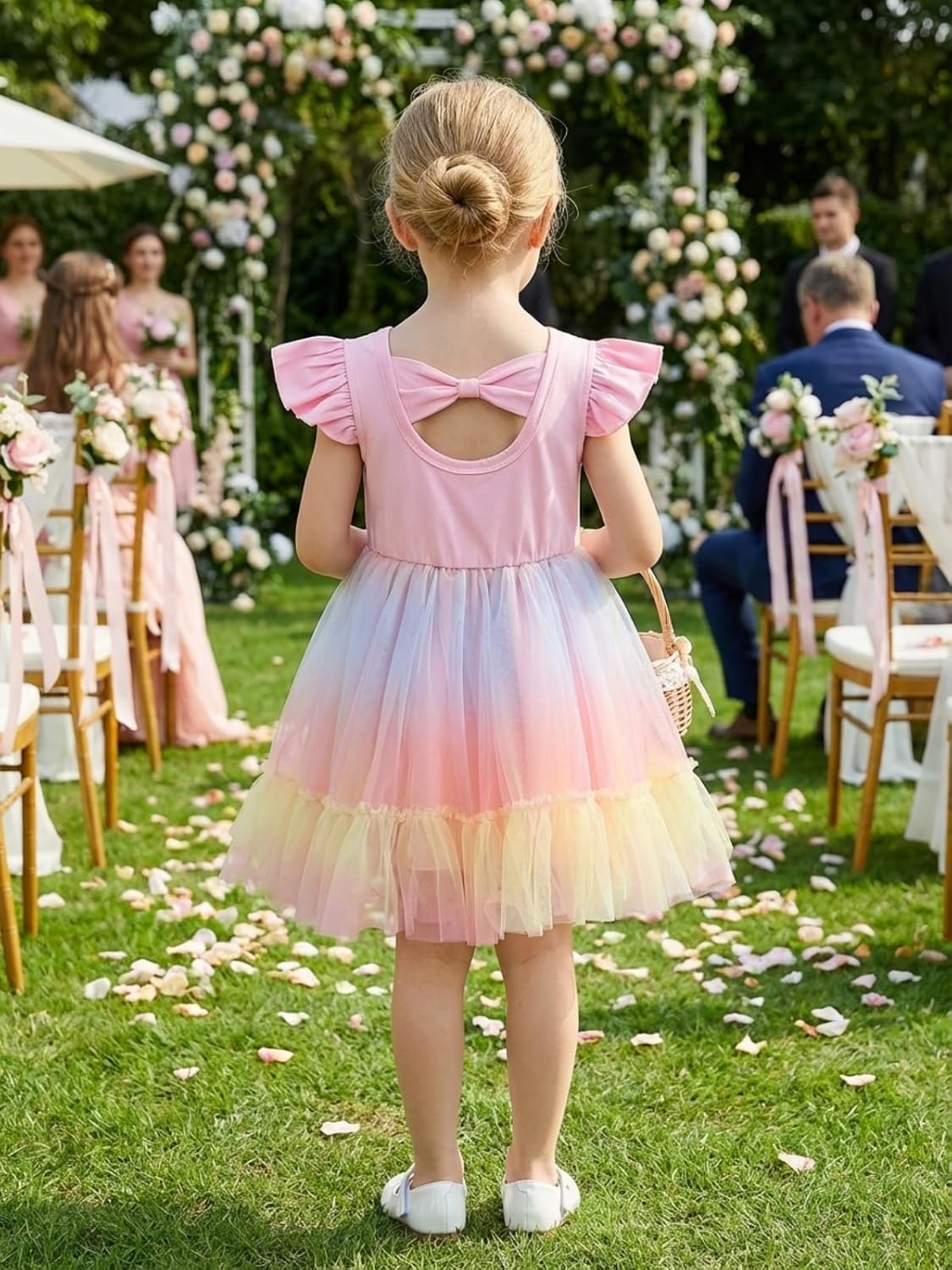 Detalle de Valcatch Girls Princess Tulle Dress 3–8 Years