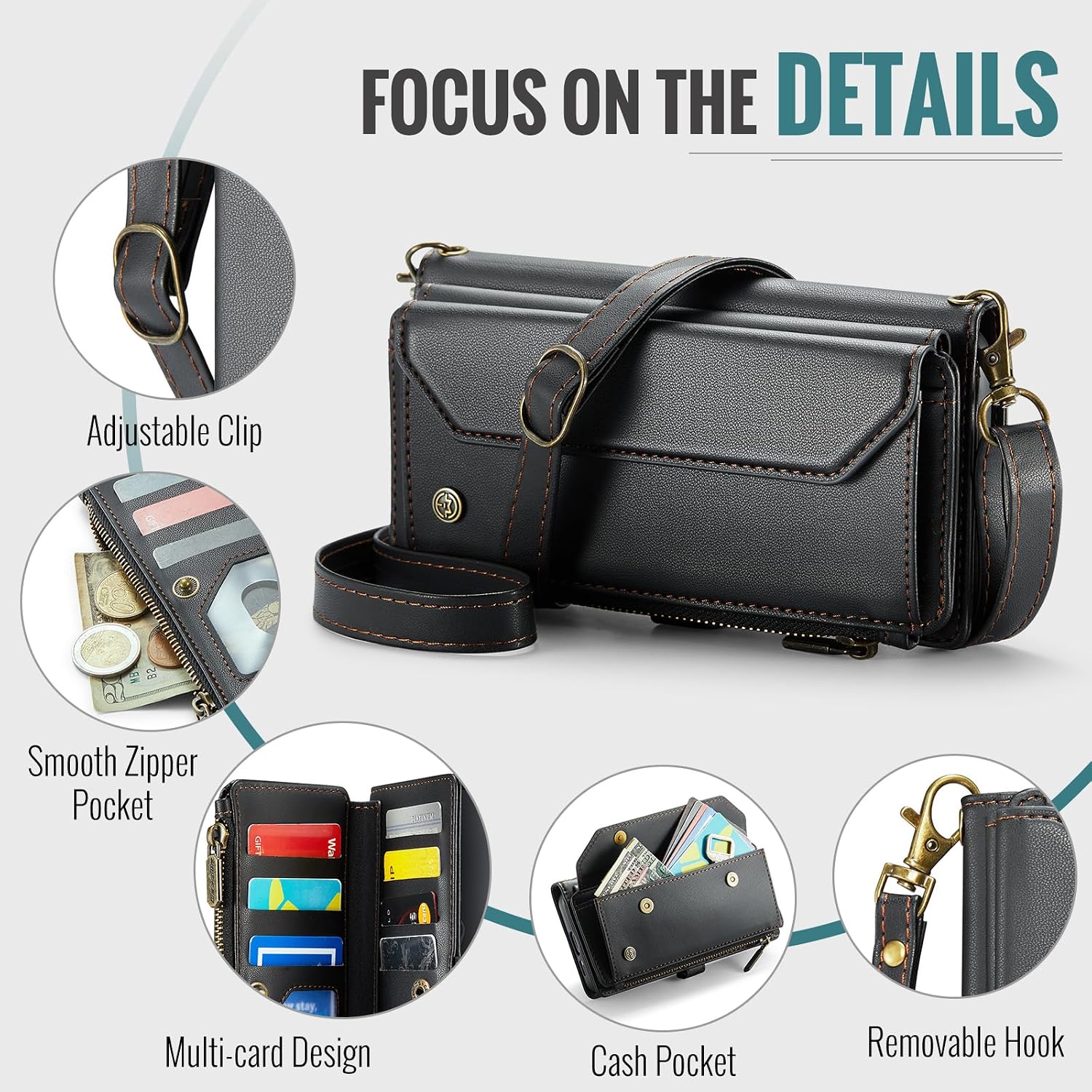 Detalle 2 de WAWZ Wallet Case for Samsung Galaxy S25 FE