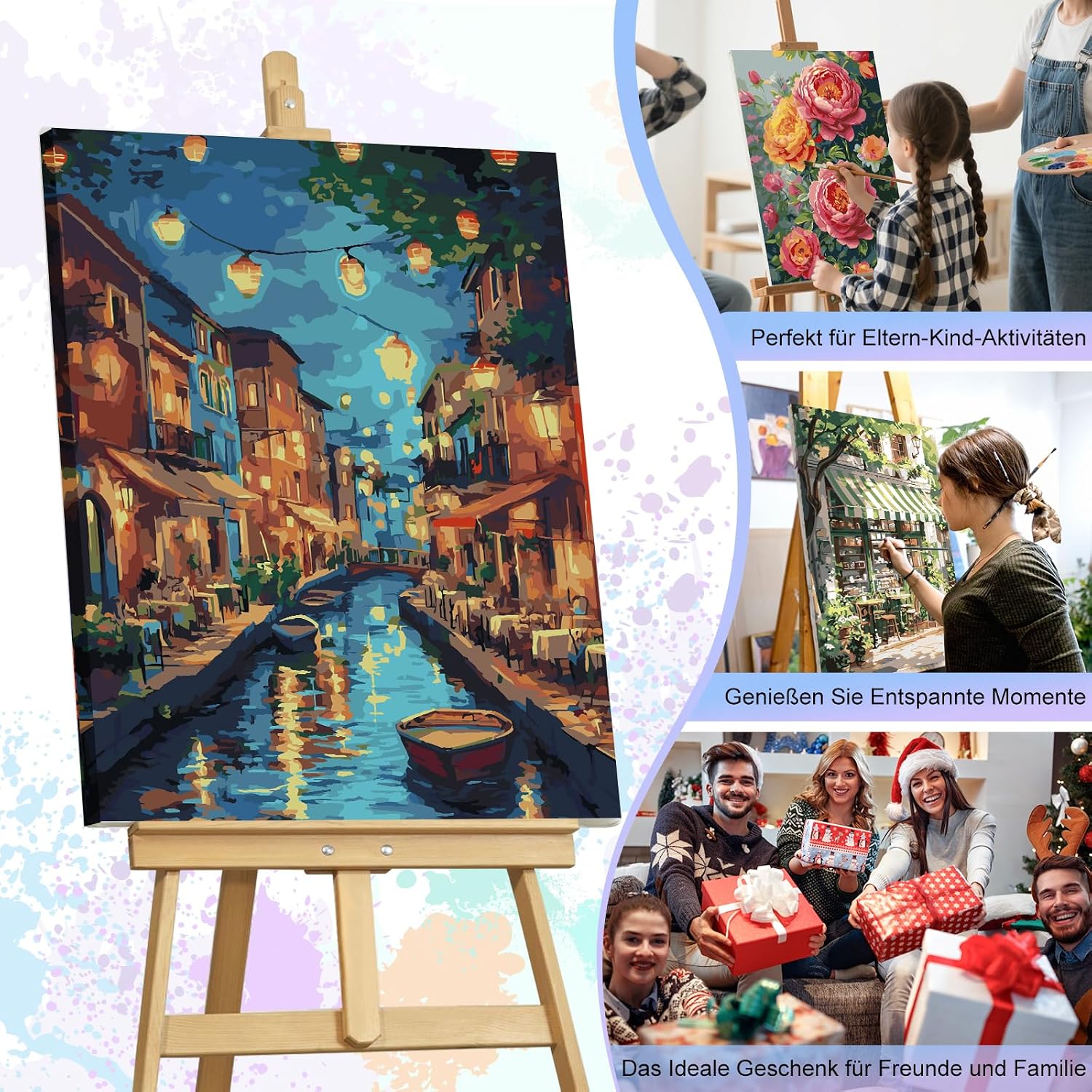 Thumbnail 5 de Camocin Art Malen nach Zahlen 40x50cm Venedig
