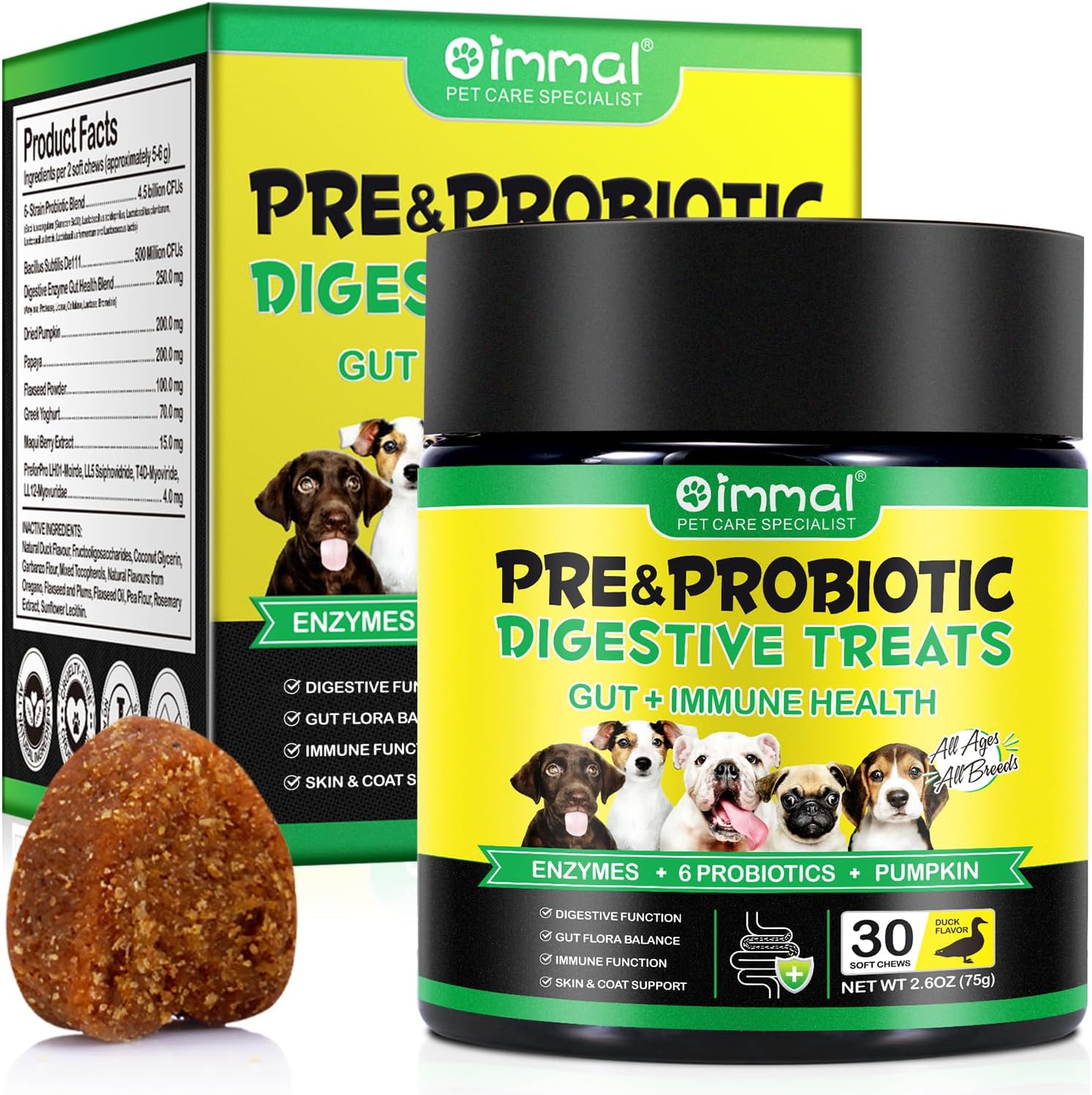 Detalle de Probiotici per Cani Chew 30 snack