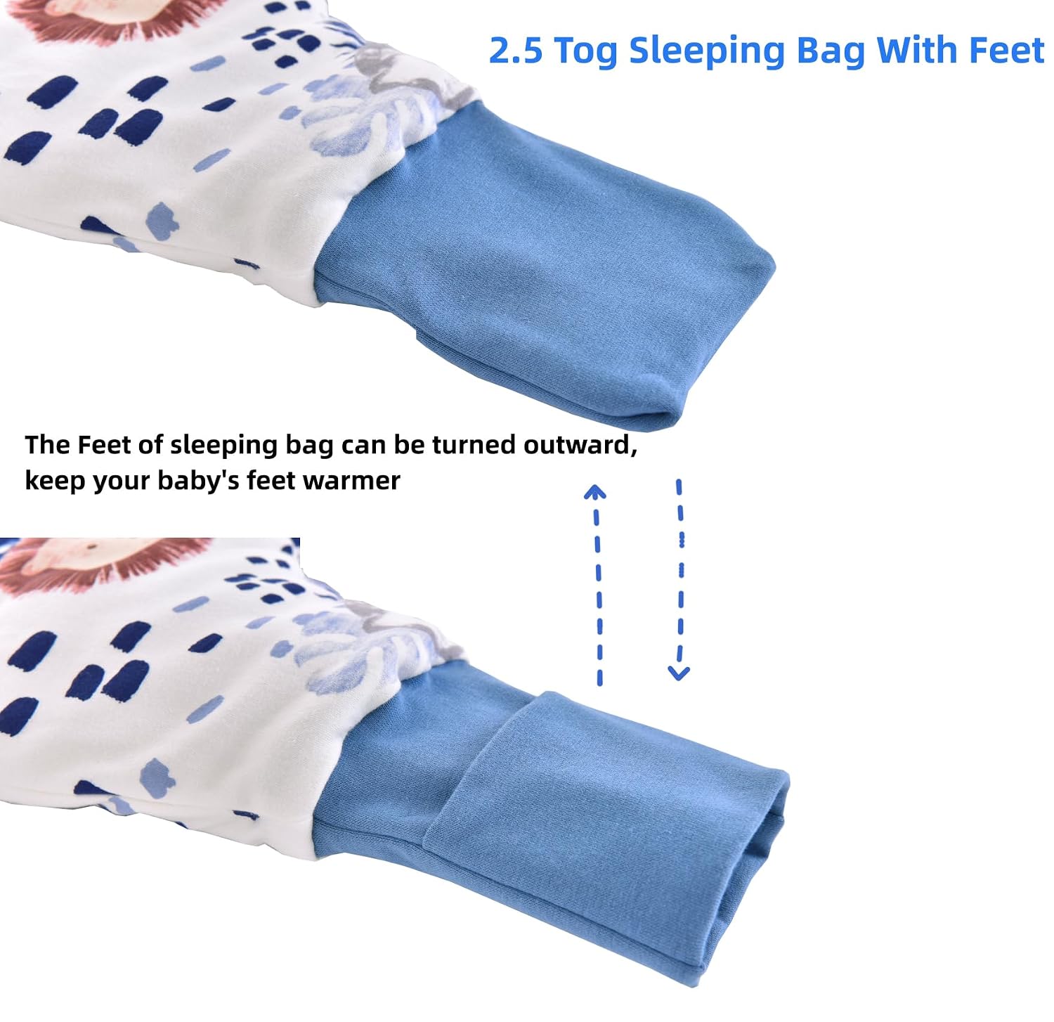 Thumbnail 5 de Chilsuessy Schlafsack mit Beinen 2.5 Tog 90cm