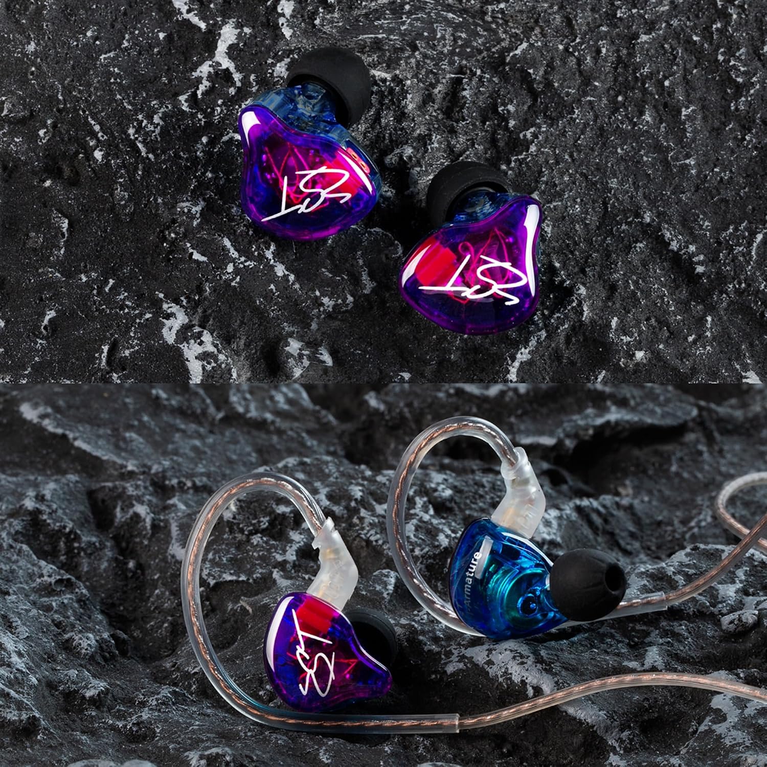 Thumbnail 6 de Yinyoo KZ ZST Armatura Balance ibrida: auricolari in-ear 1BA + 1DD, suono HiFi e comfort leggeri