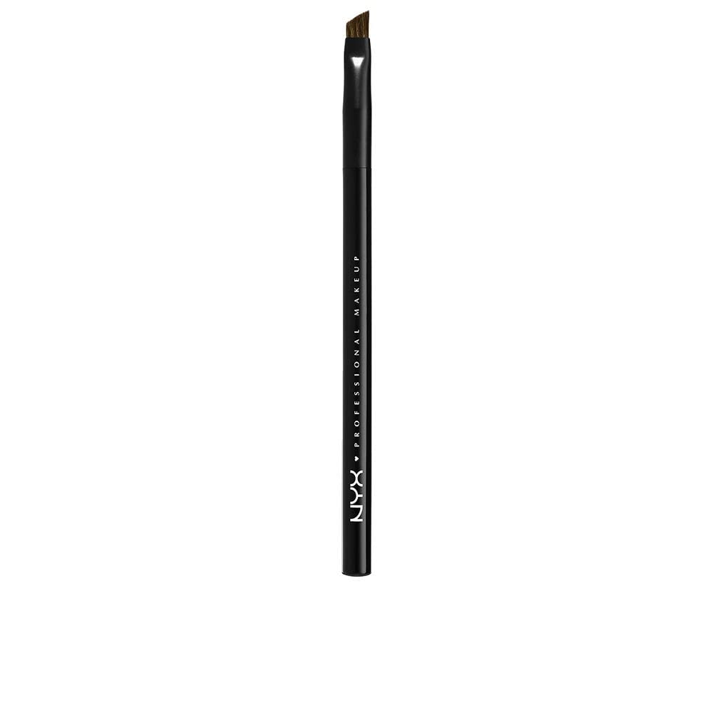 Detalle de NYX Professional Makeup Pro Brush Angled 19 – abgewinkelter Augenbrauenpinsel für präzises Konturieren & Schattieren