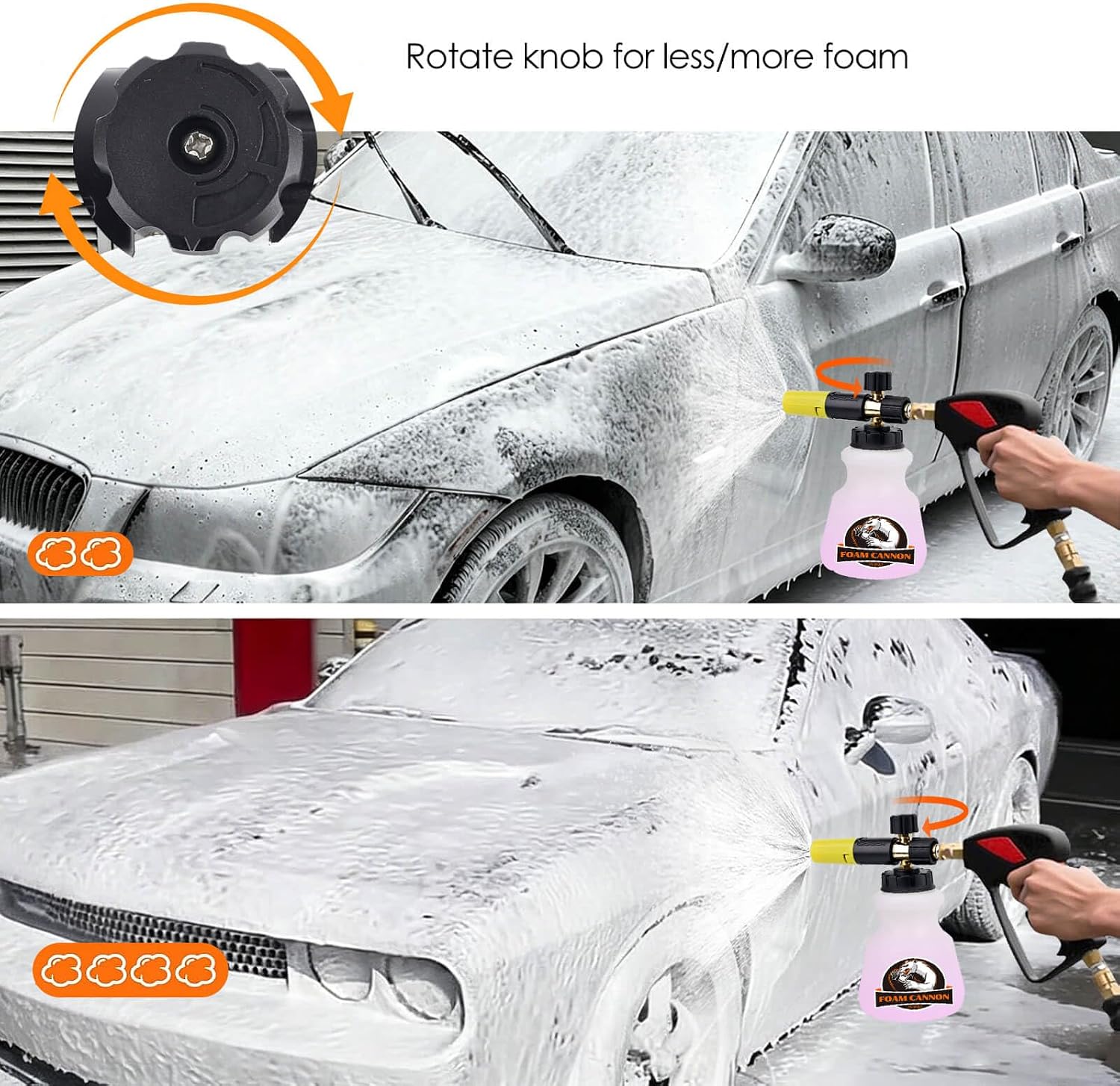 Thumbnail 4 de Zavrski Snow Foam Lance Cannon 1 Litre – Adjustable Foam Gun for Karcher Pressure Washers