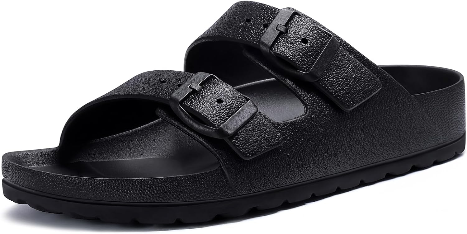 Detalle de KIDMI Women’s Comfortable EVA Sandals with Medium Arch Support and Adjustable Buckle Straps