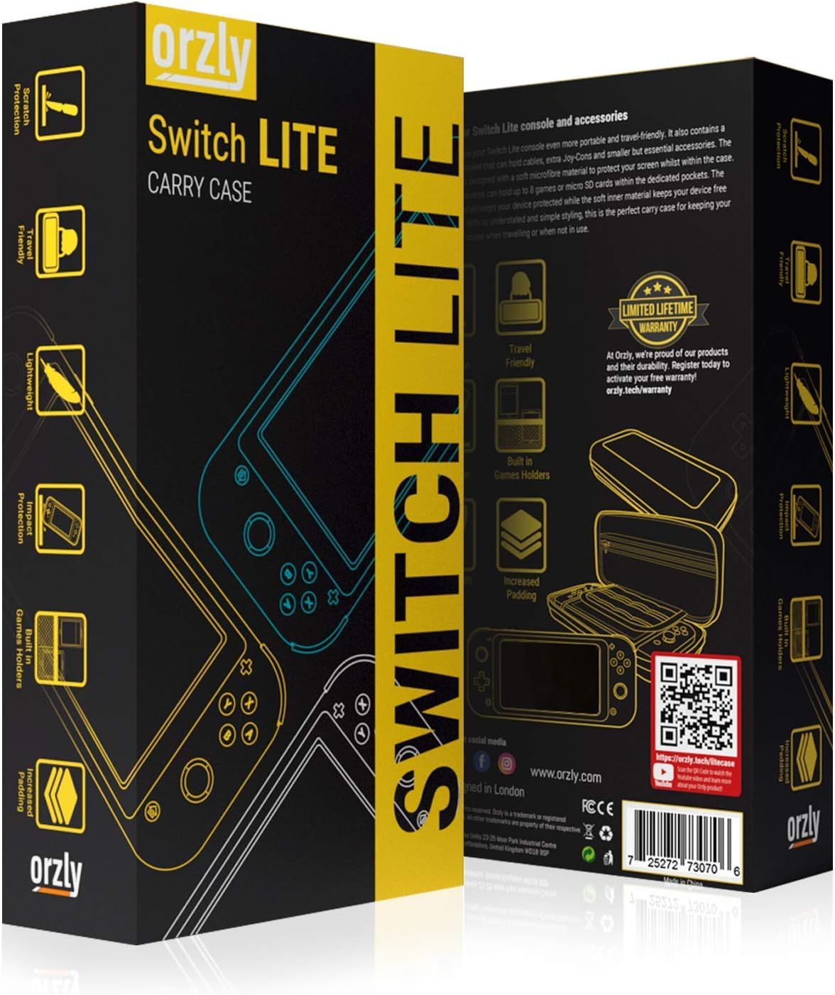 Detalle 2 de Orzly Tragetasche Switch Lite 2019 Schutzhülle