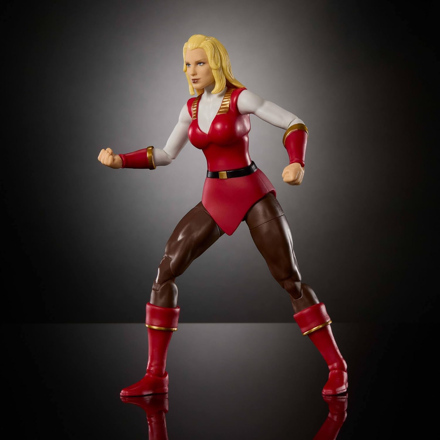 Detalle de Masters of the Universe Masterverse Deluxe Actionfigur JHJ83 (ca. 18 cm) mit 30 beweglichen Gelenken