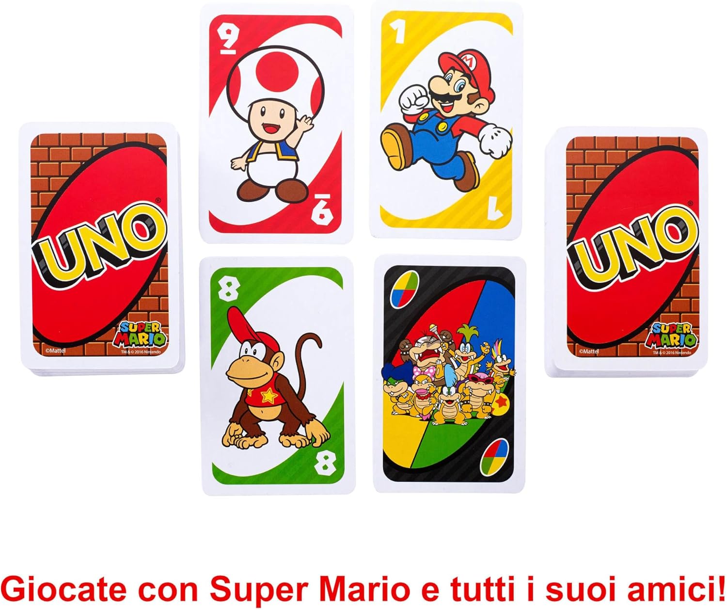 Thumbnail 5 de Mattel Games - UNO Versione Super Mario Bros: il party game di carte per famiglie