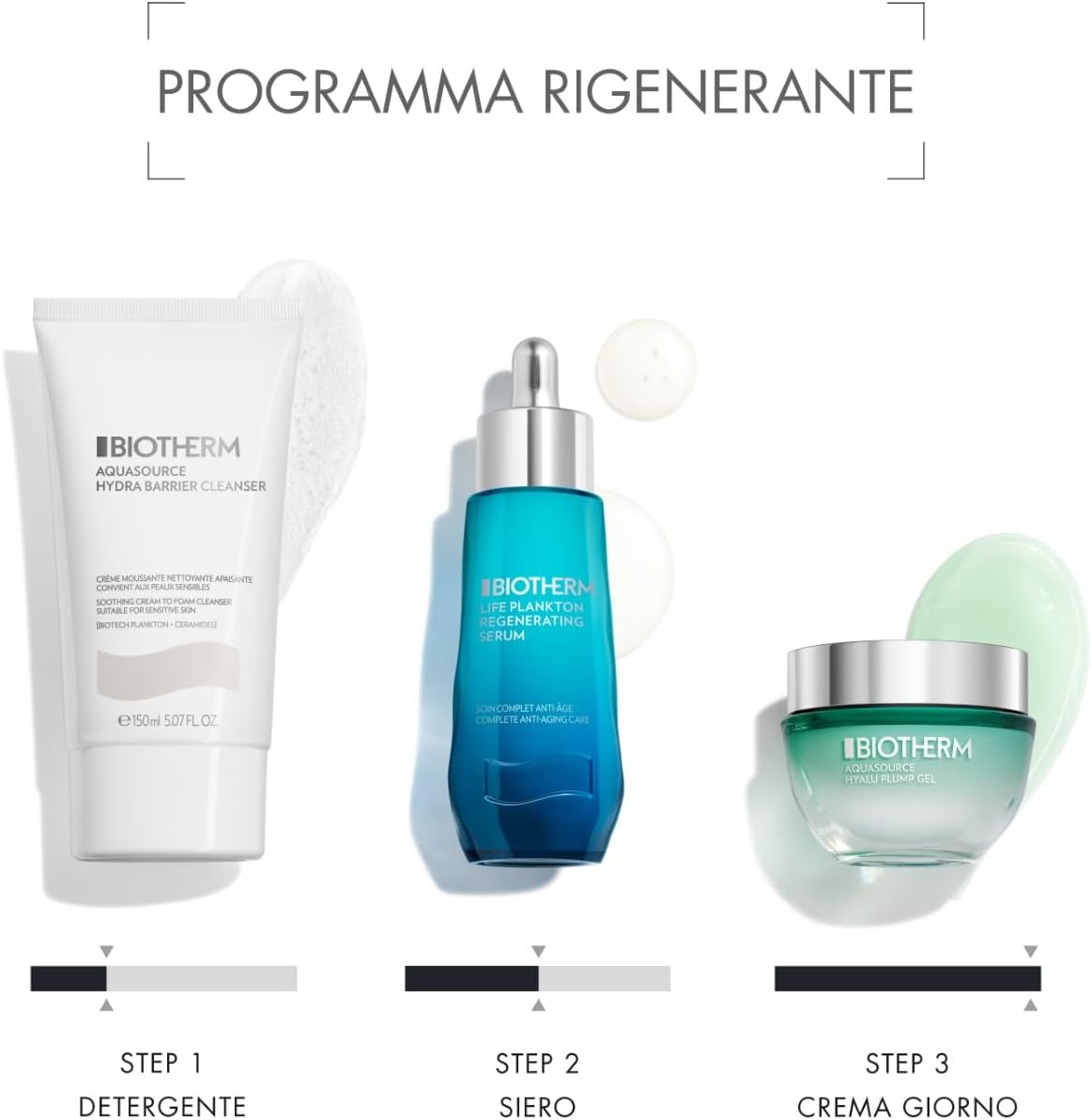 Thumbnail 6 de BIOTHERM Aquasource Hyalu Plump Gel – trattamento viso in gel con acido ialuronico e plankton, 50 ml