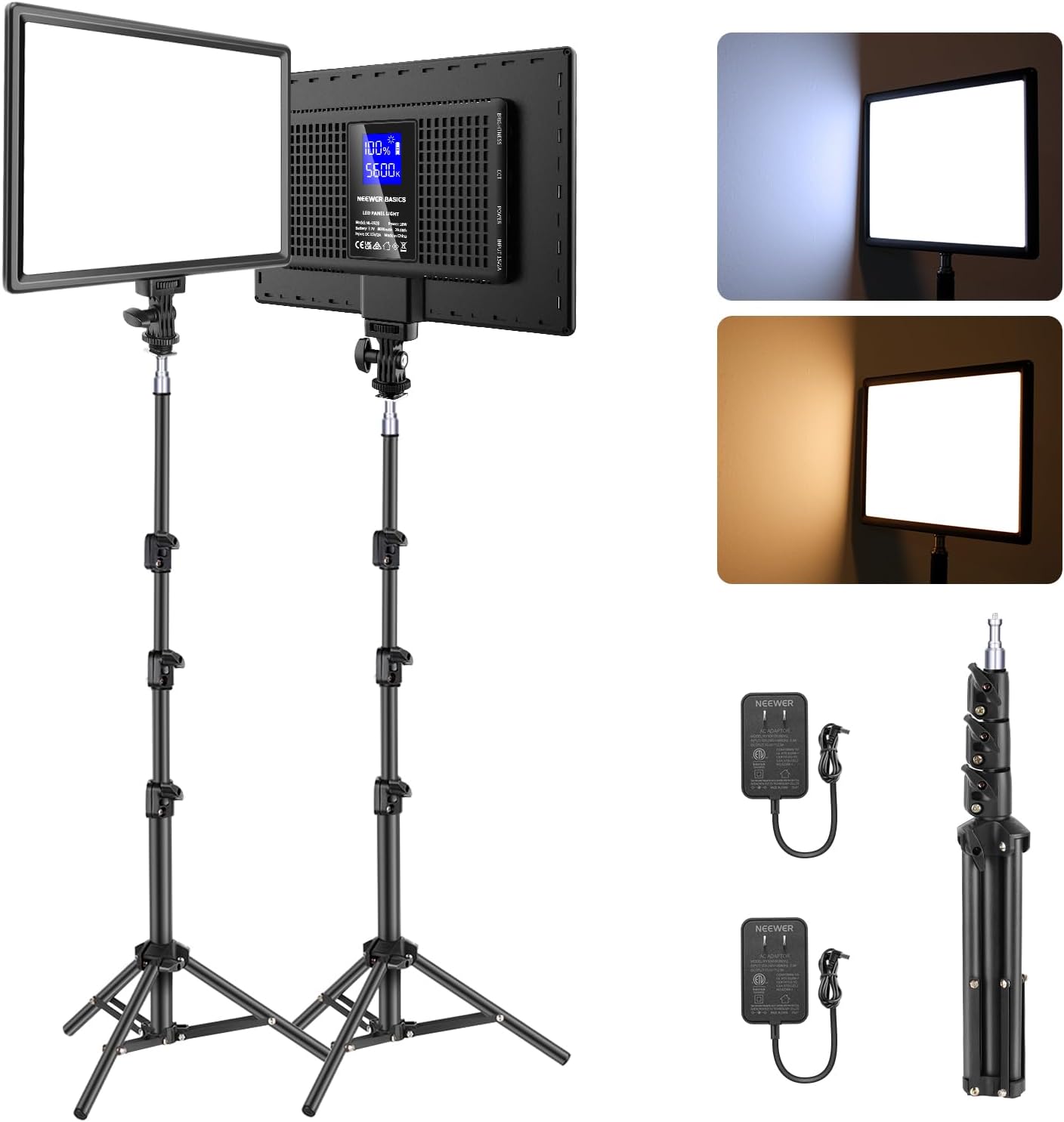 Detalle de NEEWER NL-192B 13" LED Video Light Panel