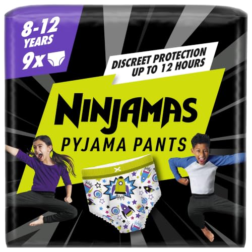 Imagen de Pampers Ninjamas Boys Pyjama Pants 54 Count (Age 8-12) en OfertitasTOP