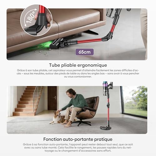 Thumbnail 1 de Ultenic U18 Pro – Aspirateur balai sans fil avec GreenEye, 80 min d’autonomie et HEPA H13