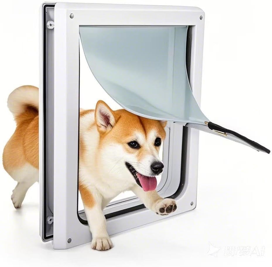 Thumbnail 6 de PAWISE 2 Way Dog Door with Lockable Flap and Flexible Transparent Panel (25 x 29cm)