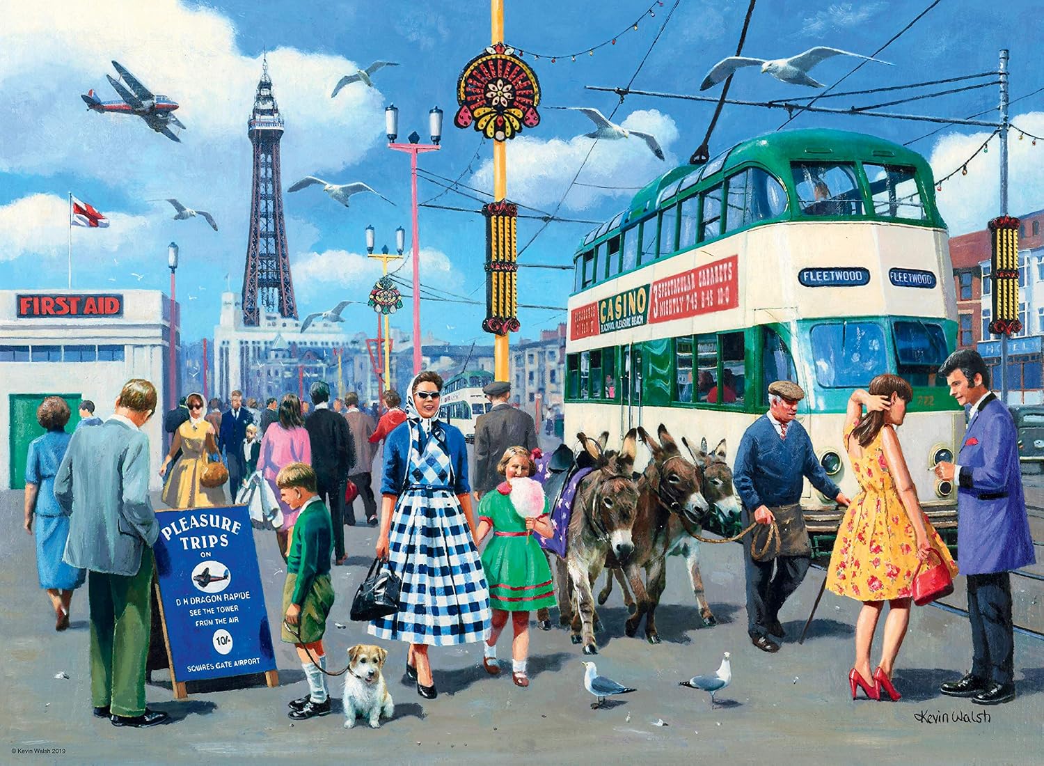 Thumbnail 1 de Ravensburger Happy Days Collection No.1 “Look North” 4x 500-Piece Jigsaw Puzzle (Age 10+)