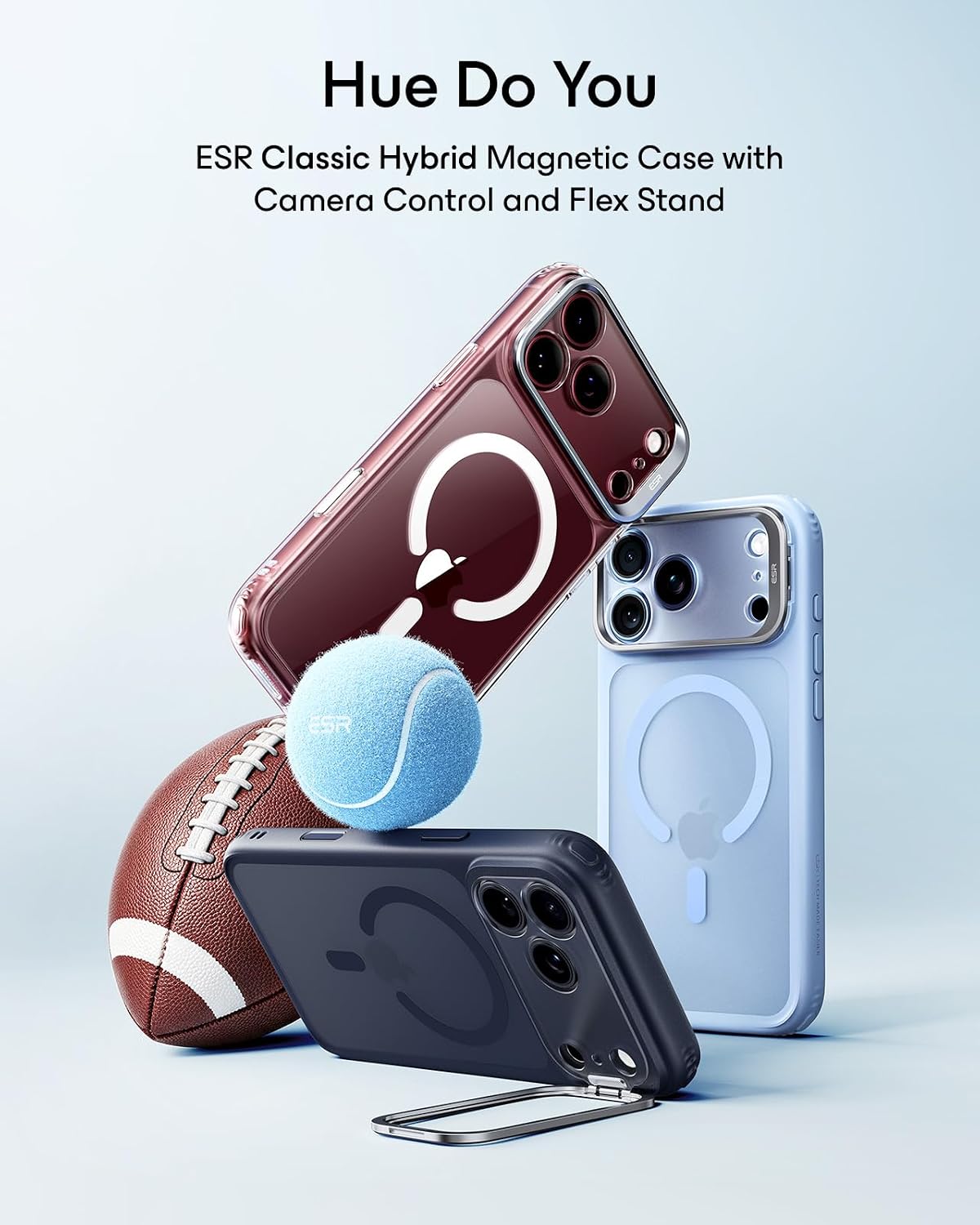 Detalle 2 de ESR iPhone 17 Pro MagSafe protective case with kickstand