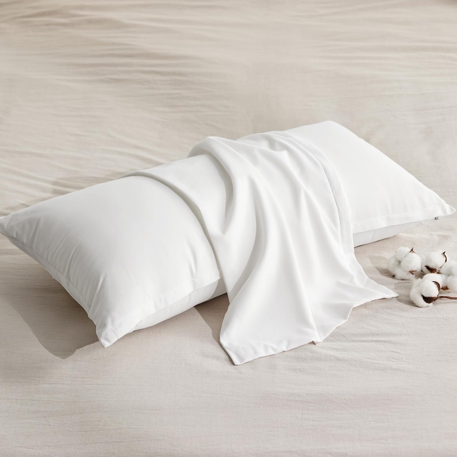 Detalle de BEDSURE Kissenbezug 40x80 2er Set