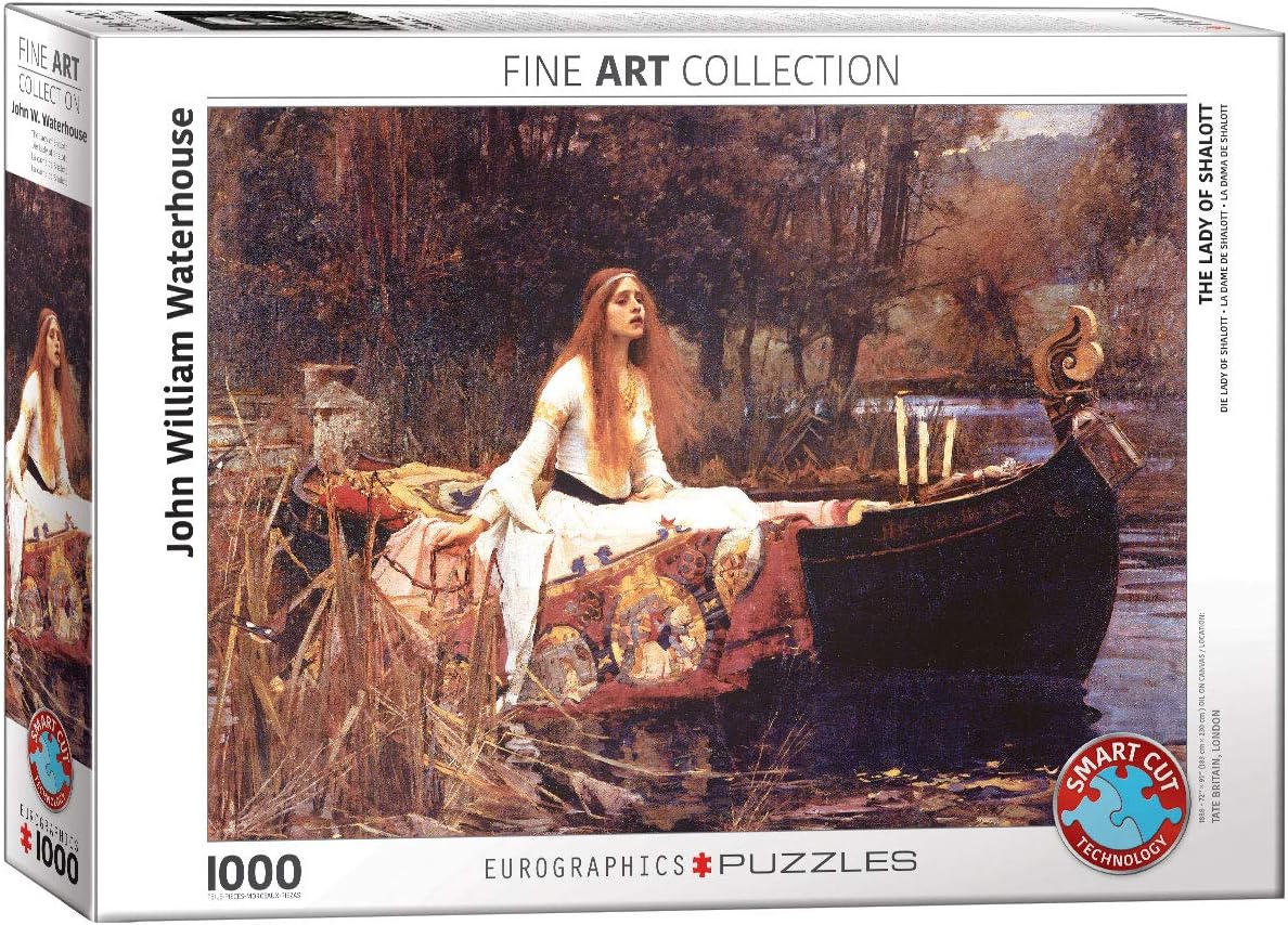 Detalle de EuroGraphics EG60001133 pussel The Lady of Shalott, Waterhouse, 1 000 bitar