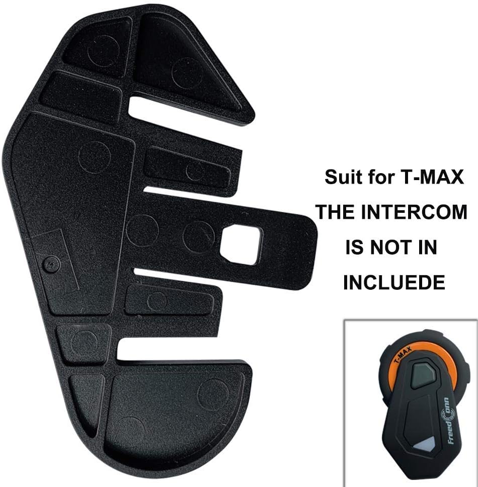 Detalle 2 de FreedConn Cliphalterung für T-MAX Helm – Kleberhalterung für Bluetooth Intercom