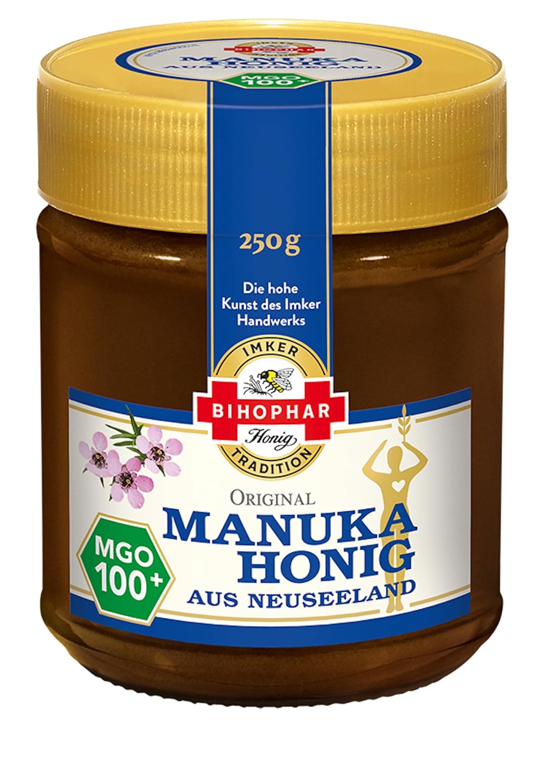 Detalle de Manuka-Honig MGO 100+ 250 g von BIHOPHAR