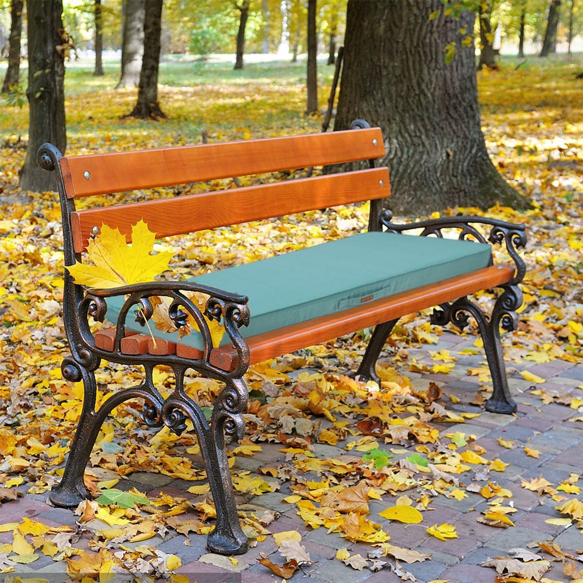 Detalle 2 de FUNHOME Outdoor Bench Cushion, 42 x 18 x 3 Inches