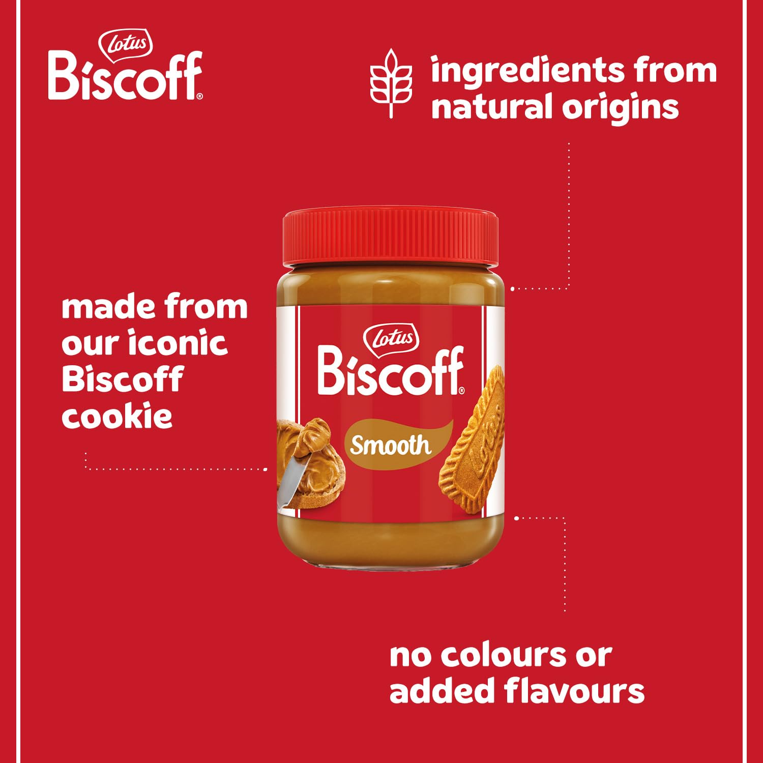Detalle 2 de Biscoff Lotus Biscoff Glatter Aufstrich (karamellisierter Speculoos-Keks) – 3 kg