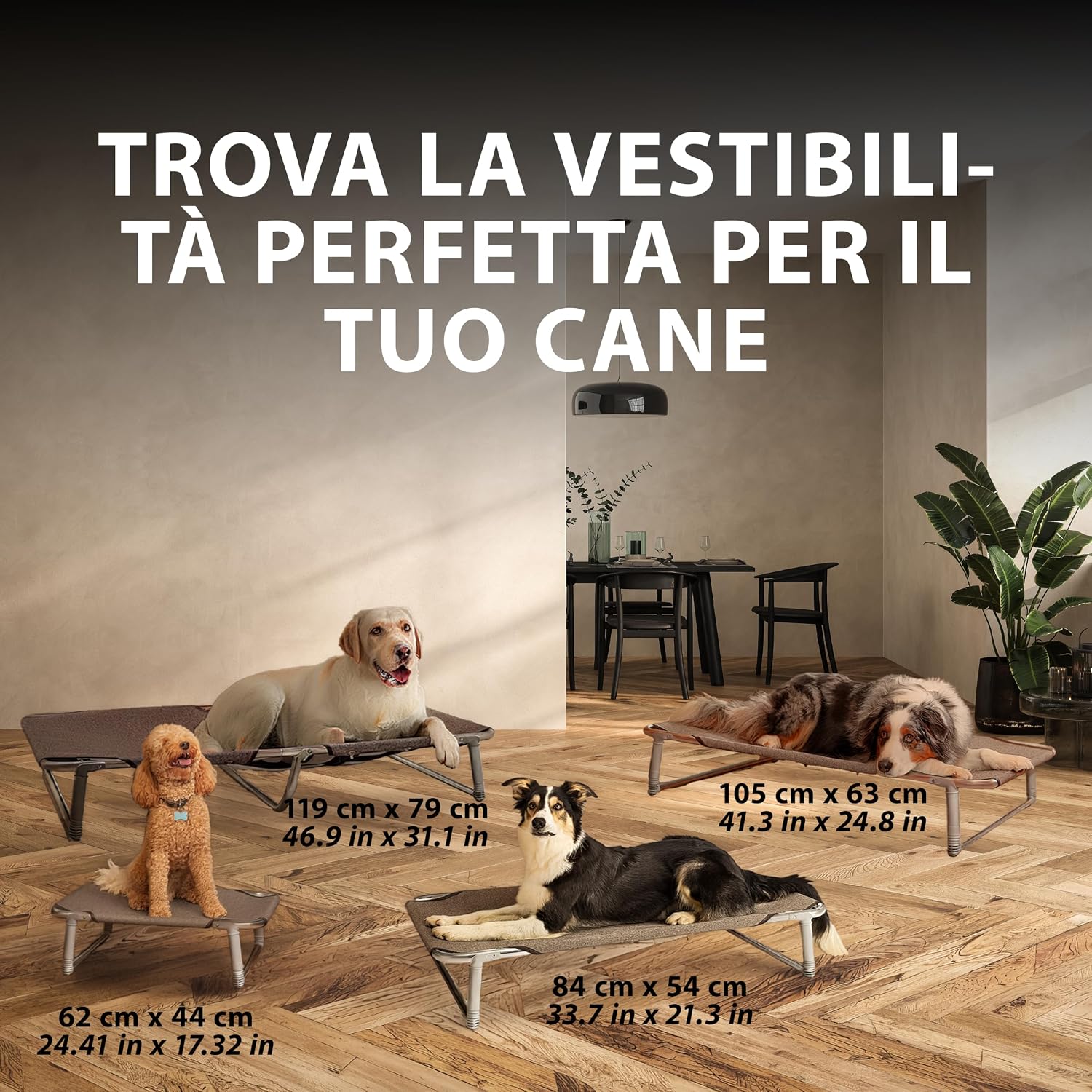 Detalle 2 de Ferplast DREAM 80 lettino cane 84x54x18 cm