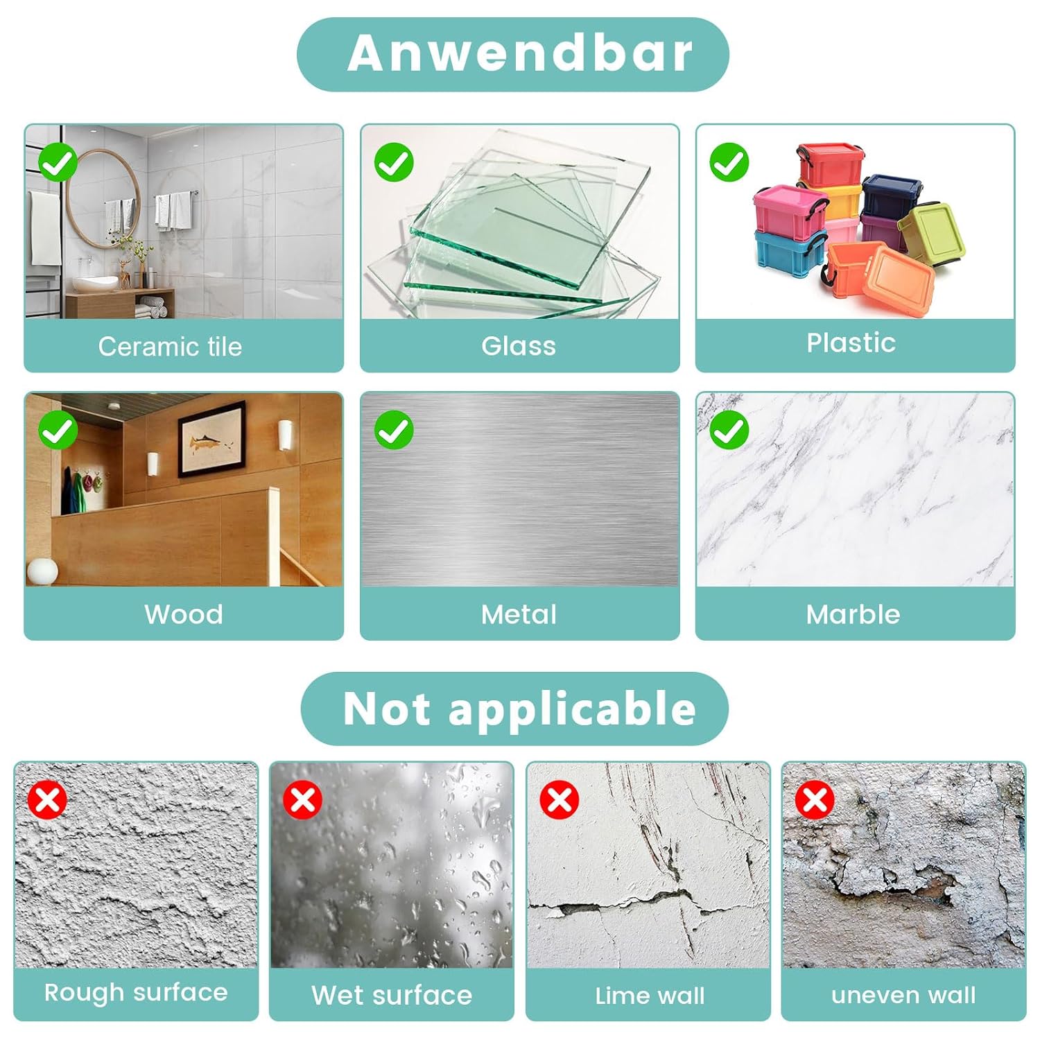 Thumbnail 6 de Double Sided Nano Tape Heavy Duty – Clear removable mounting tape (3.0m x 5cm x 2mm)