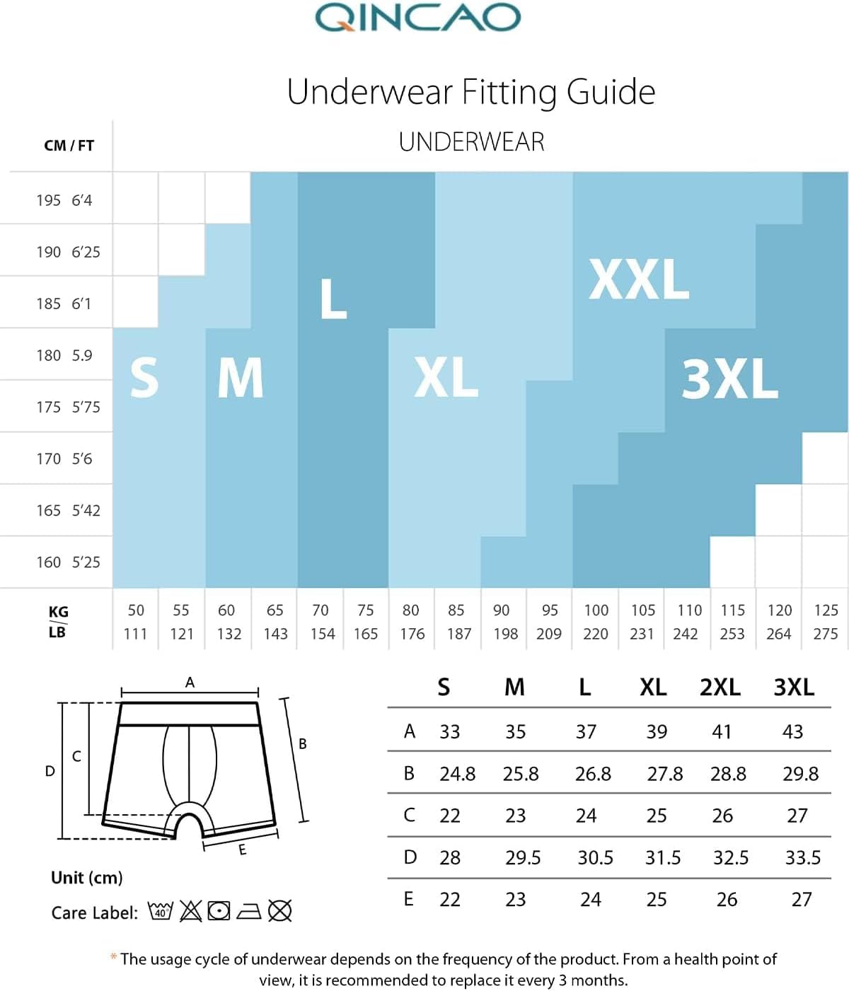 Thumbnail 4 de QINCAO Boxer Shorts Mens 6 Pack: No Itchy Labels, Soft Cotton Retro Trunks