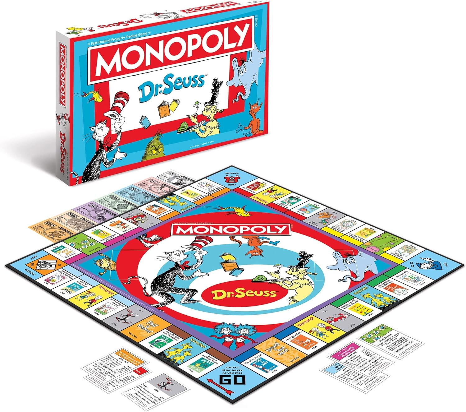 Detalle 2 de Monopoly Dr. Seuss collectible board game 🎲