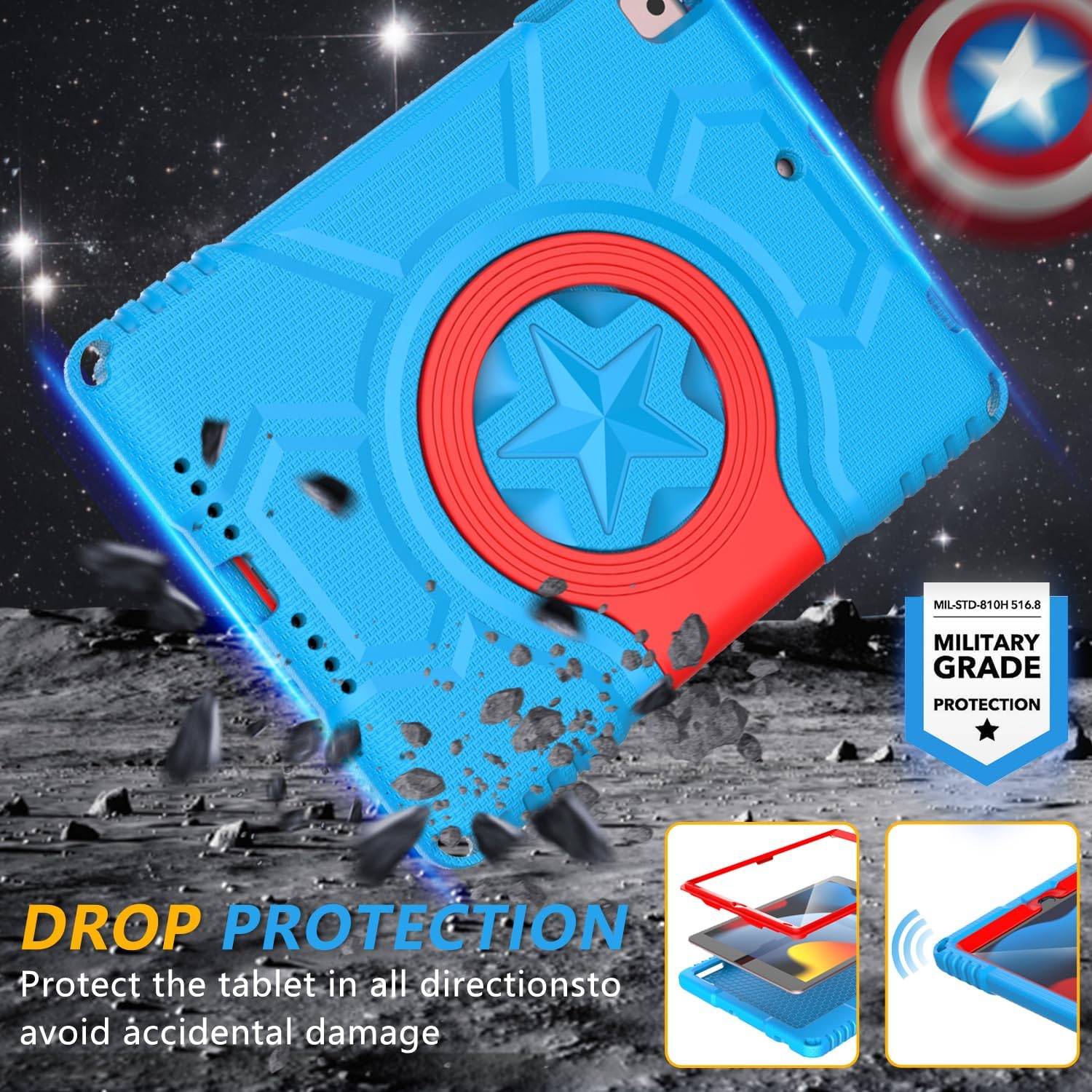Thumbnail 4 de TrendGate iPad 10.2 Case Blue