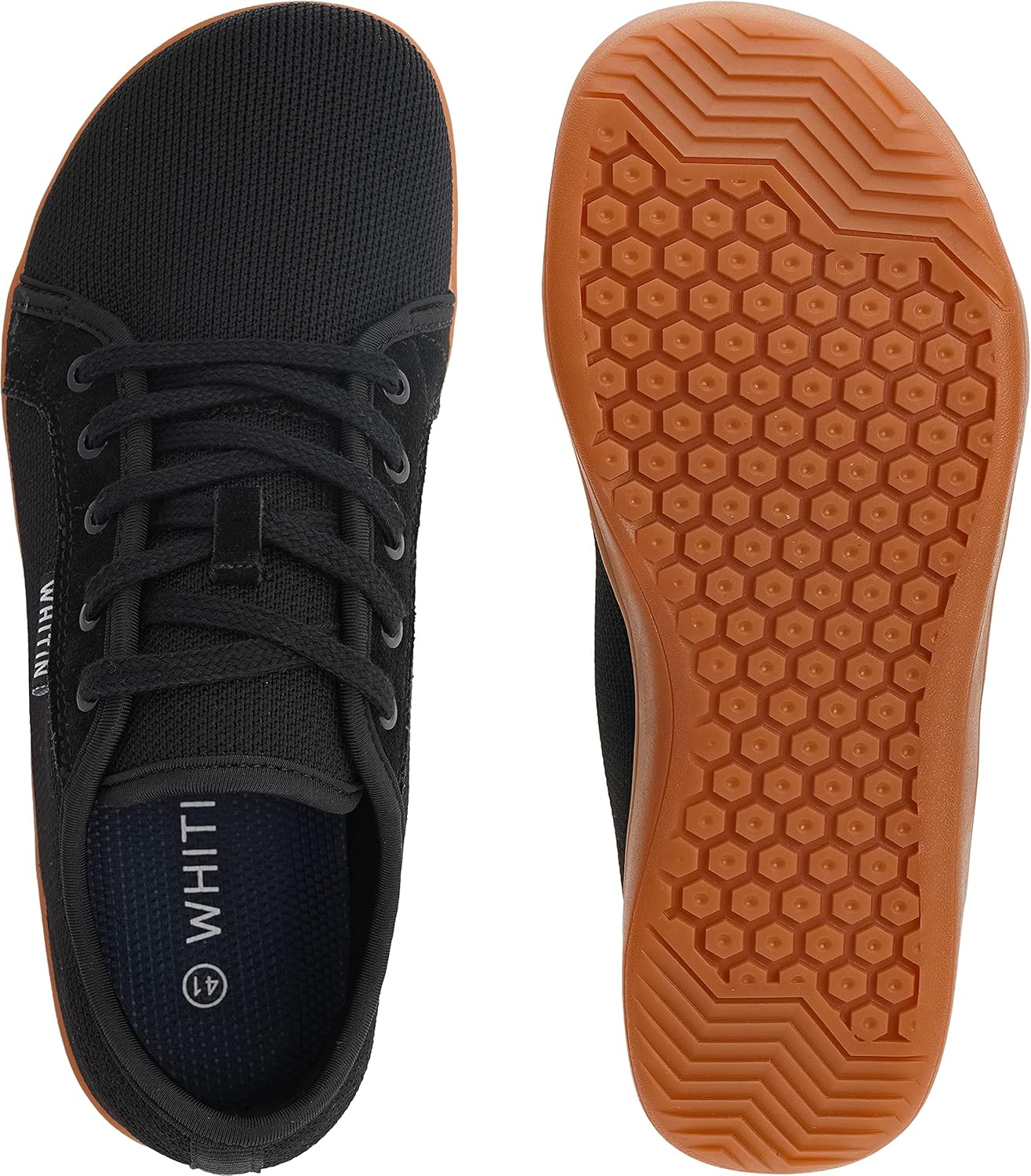 Thumbnail 4 de WHITIN Men's Wide Minimalist Barefoot Sneakers: Zero Drop, Wide Toe Box for Natural Movement
