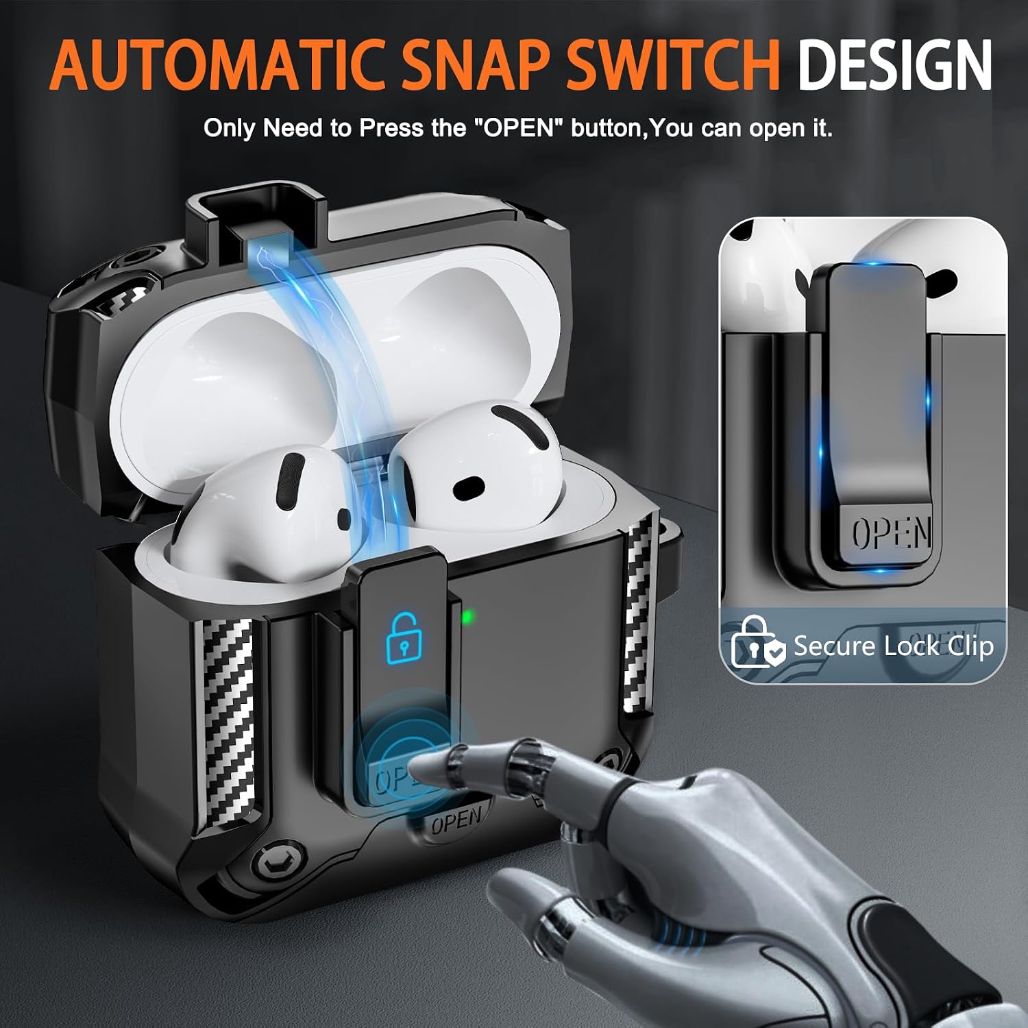 Thumbnail 3 de Polislime AirPods 4 case with stand