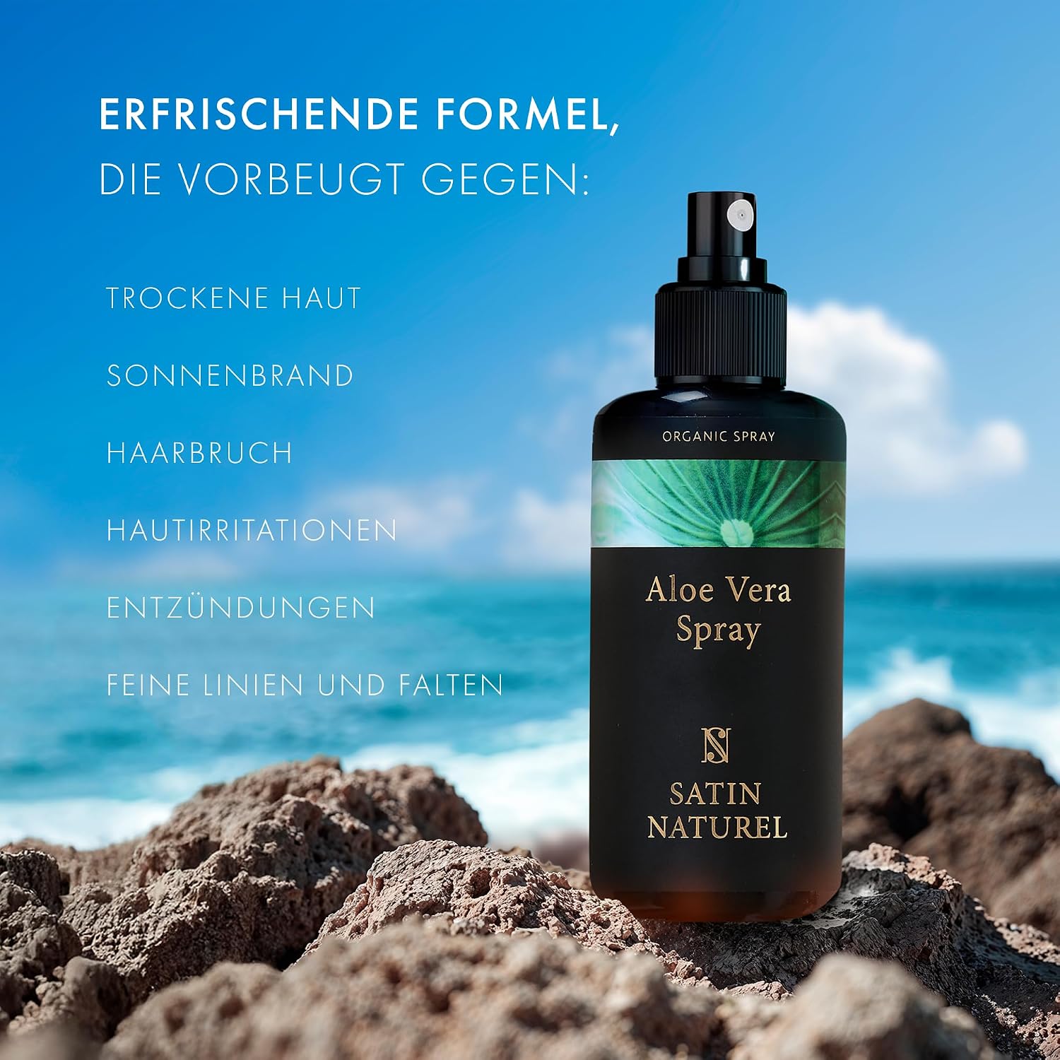 Detalle 2 de Satin Naturel Aloe Vera Spray 200 ml