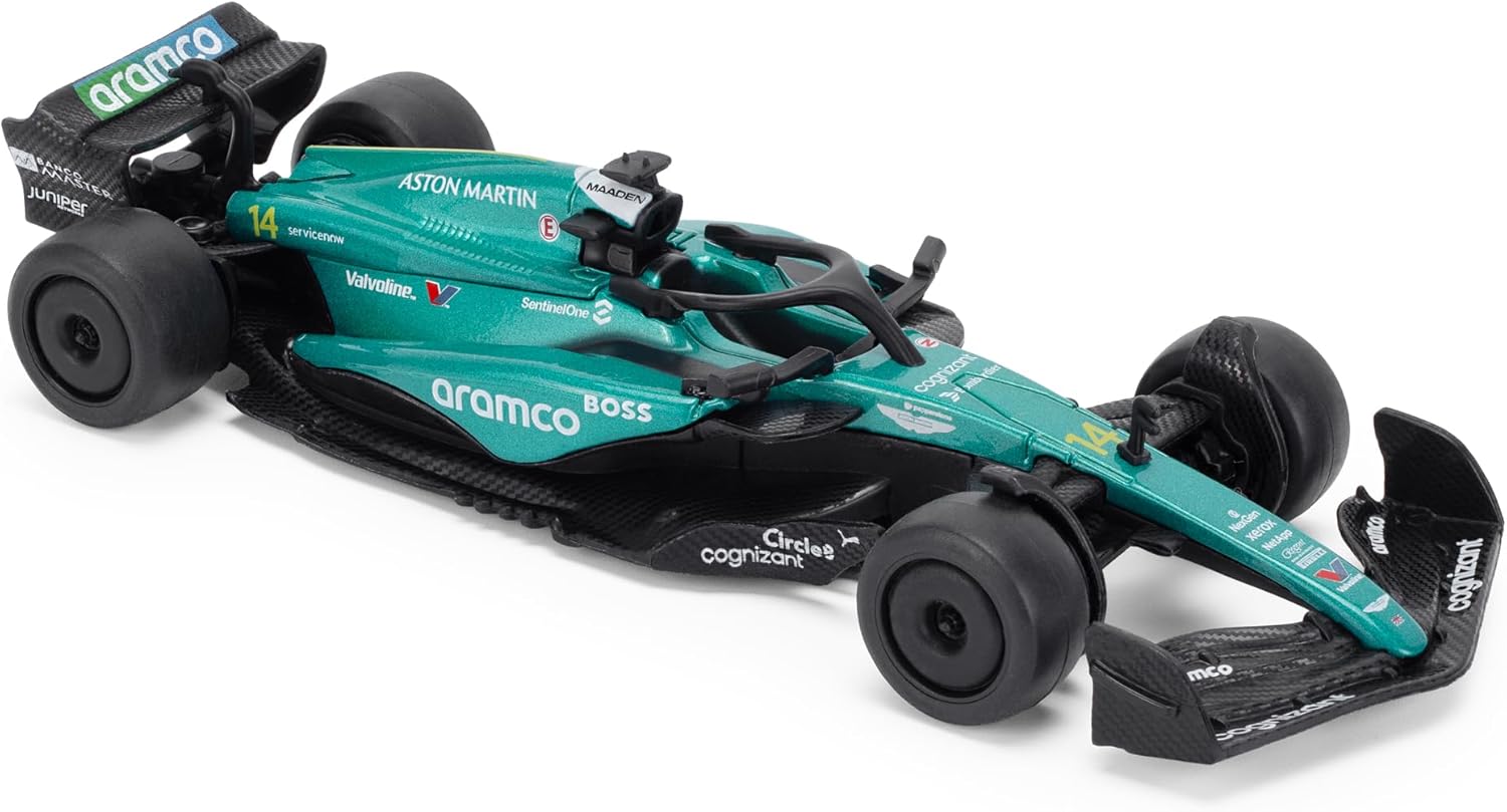 Thumbnail 1 de CMJ Aston Martin AMR24 F1 2024 – Modellino 1:43 di Fernando Alonso, licenza ufficiale