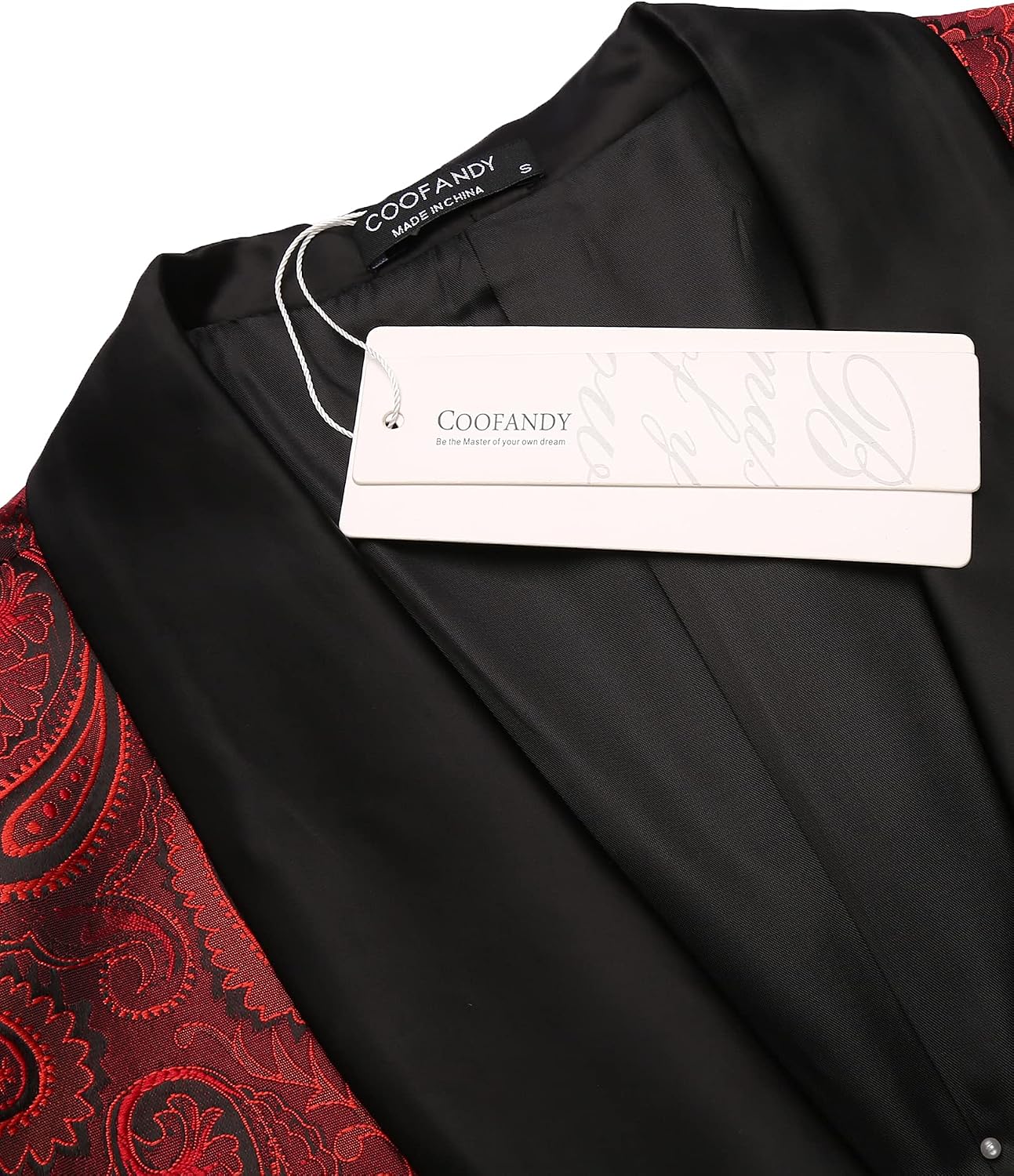 Detalle 2 de COOFANDY Floral Tuxedo Jacket