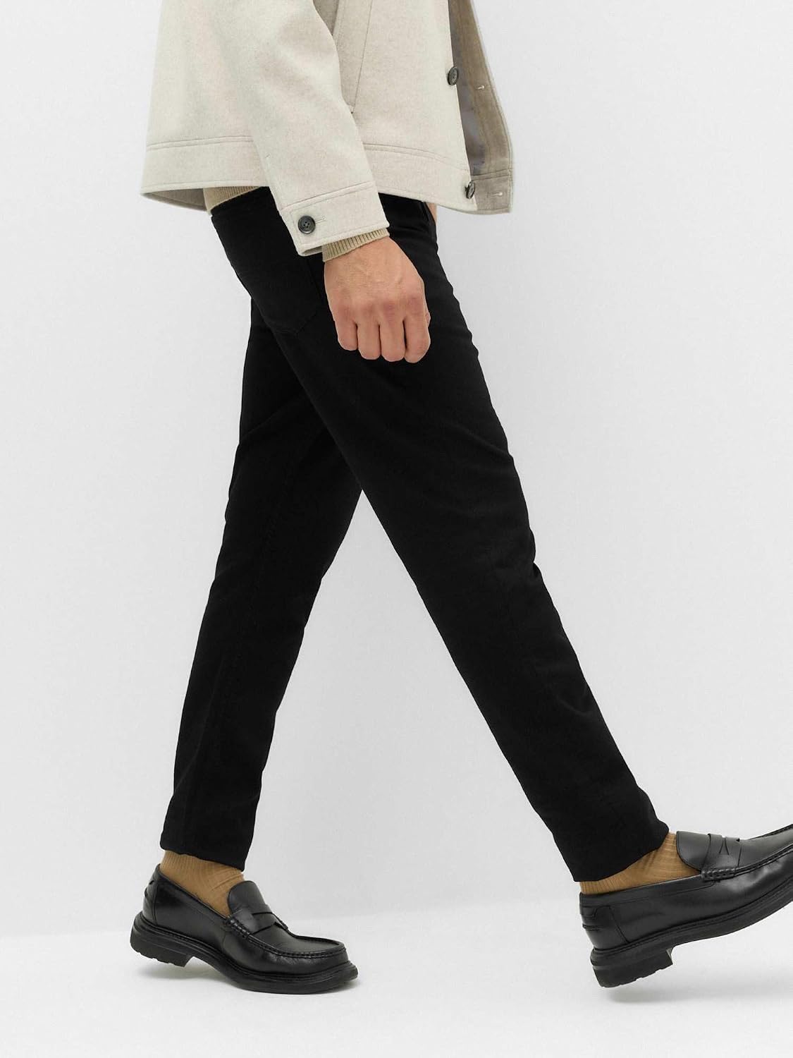 Detalle de Marks & Spencer Slim Fit Comfort Stretch herenjeans met mid-rise taille