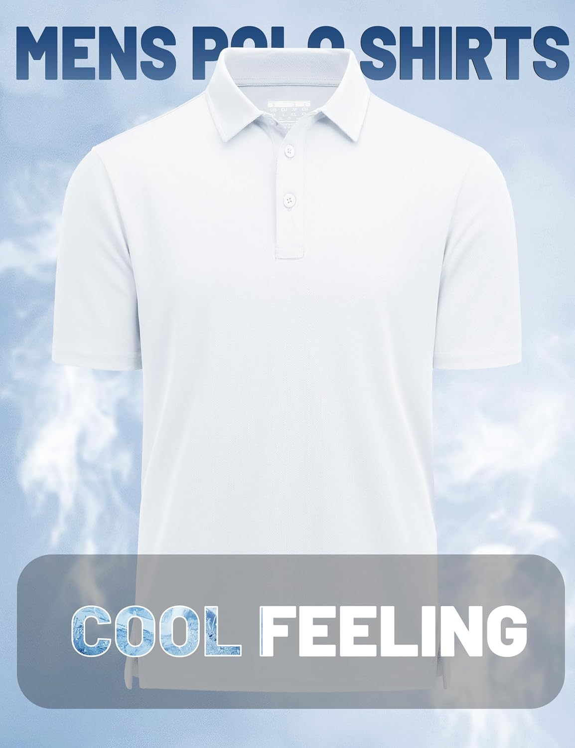 Detalle de MAGCOMSEN Men's Polo Shirt Polyester